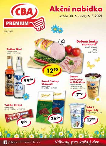 Leták CBA Premium - 30.6.2021 - 6.7.2021.