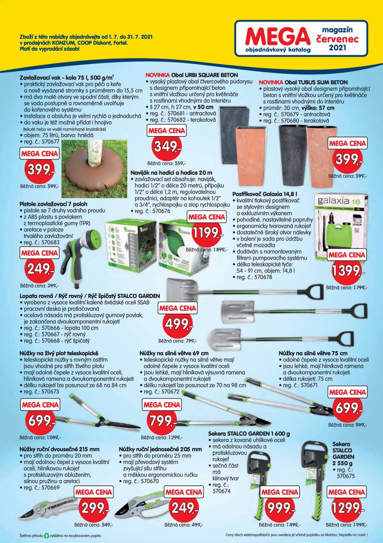 Leták Konzum - 1.7.2021 - 31.7.2021. Strana 7