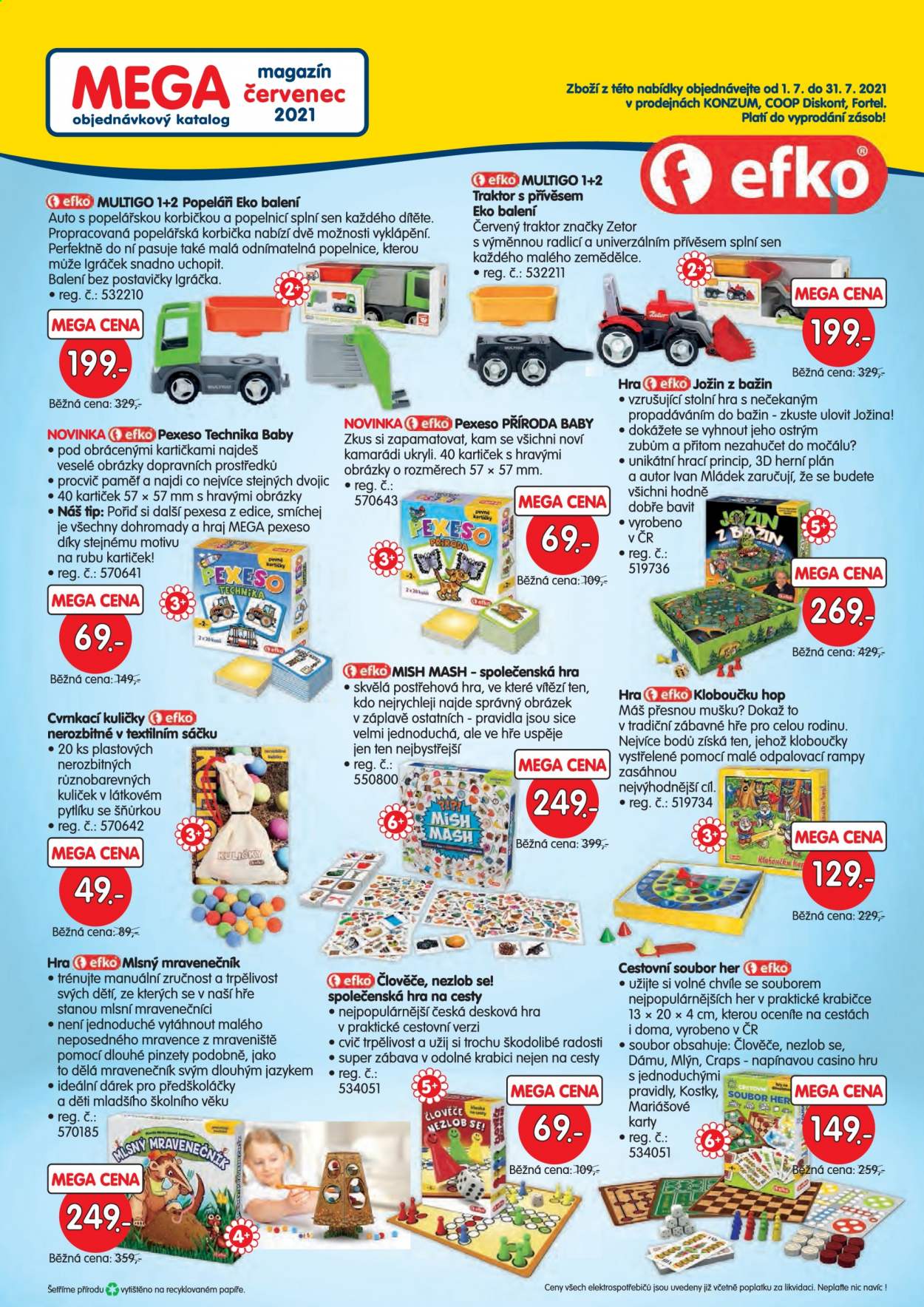Leták Konzum - 1.7.2021 - 31.7.2021. Strana 8