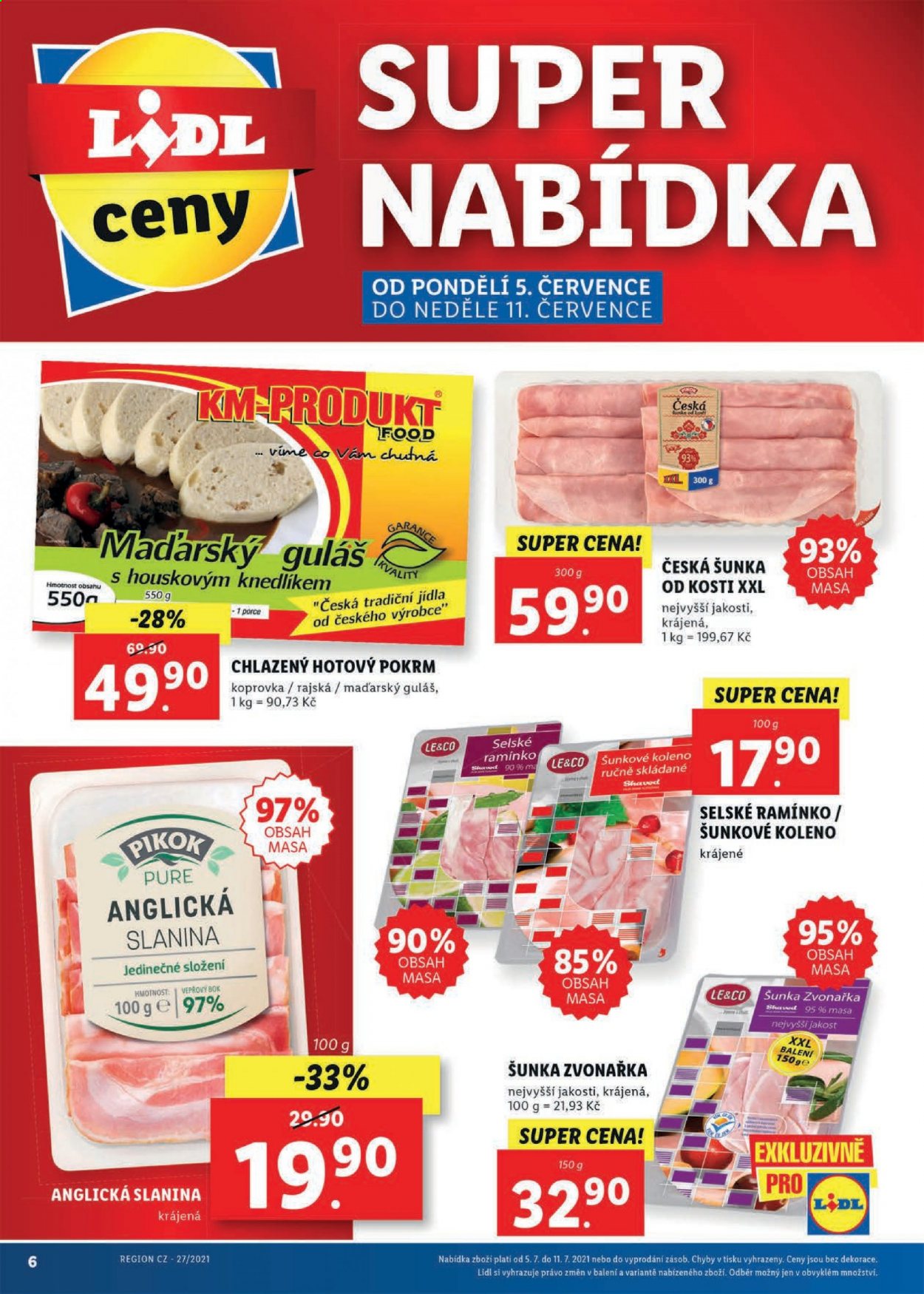 Leták Lidl - 5.7.2021 - 11.7.2021. Strana 6