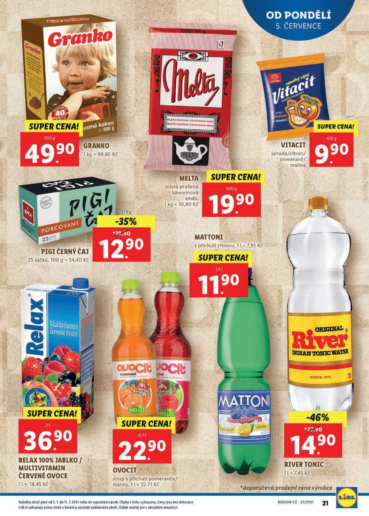 Leták Lidl - 5.7.2021 - 11.7.2021. Strana 21