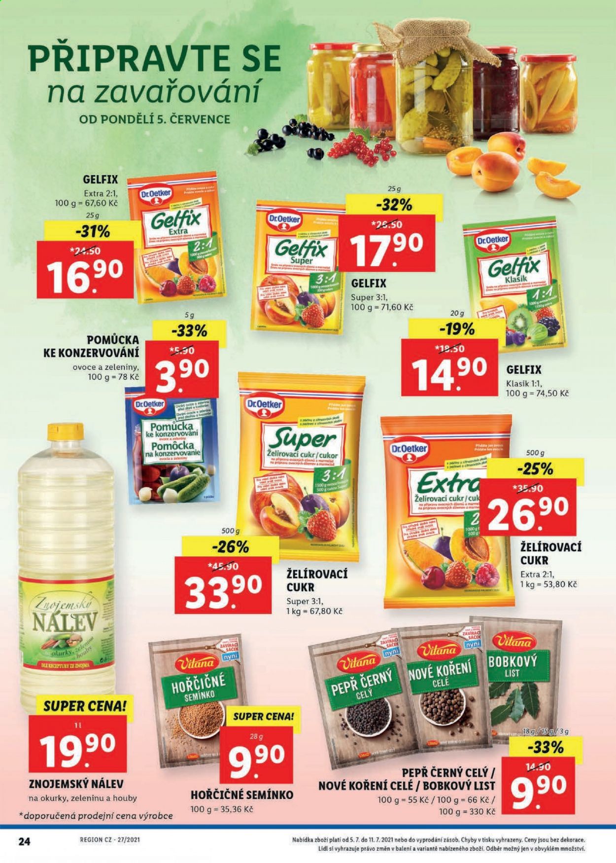 Leták Lidl - 5.7.2021 - 11.7.2021. Strana 24