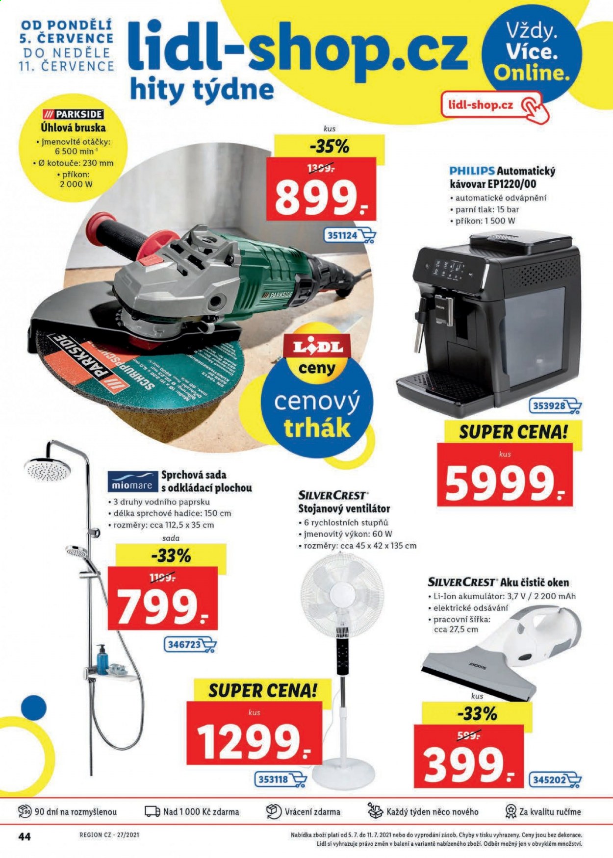 Leták Lidl - 5.7.2021 - 11.7.2021. Strana 44