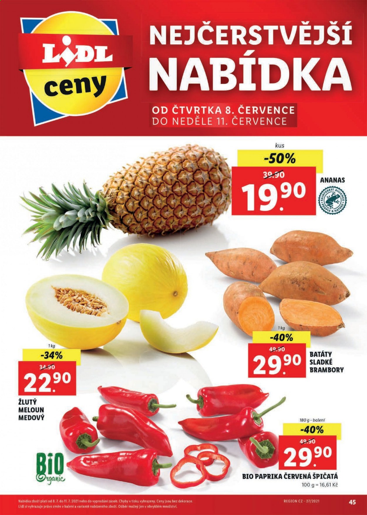Leták Lidl - 5.7.2021 - 11.7.2021. Strana 45