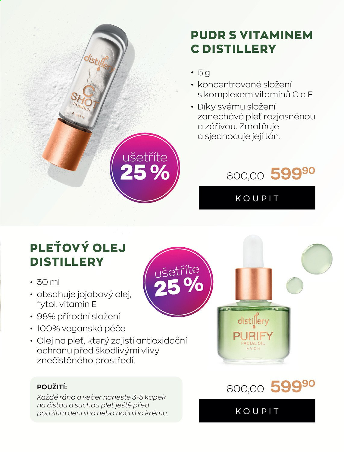 Leták AVON. Strana 7