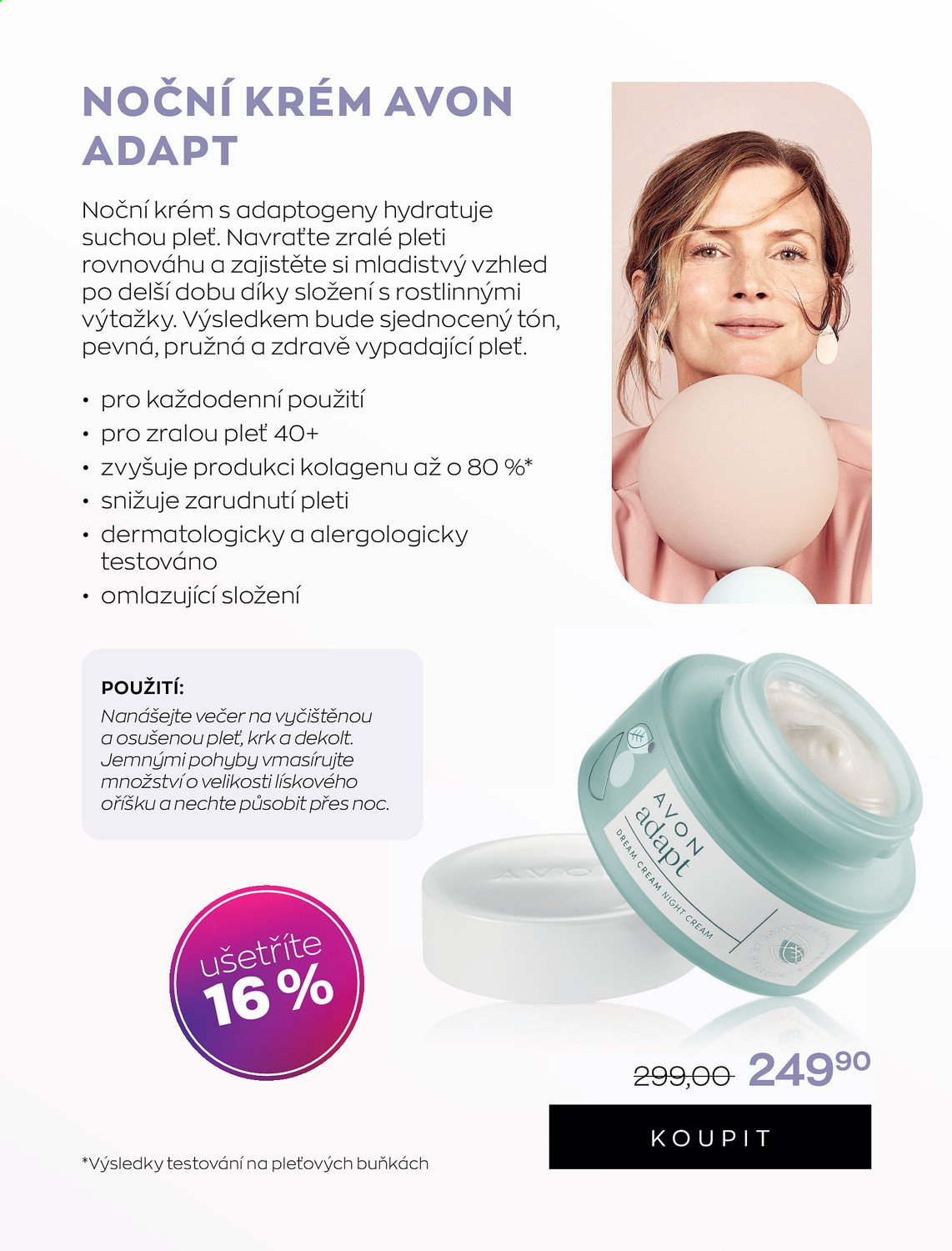 Leták AVON. Strana 10