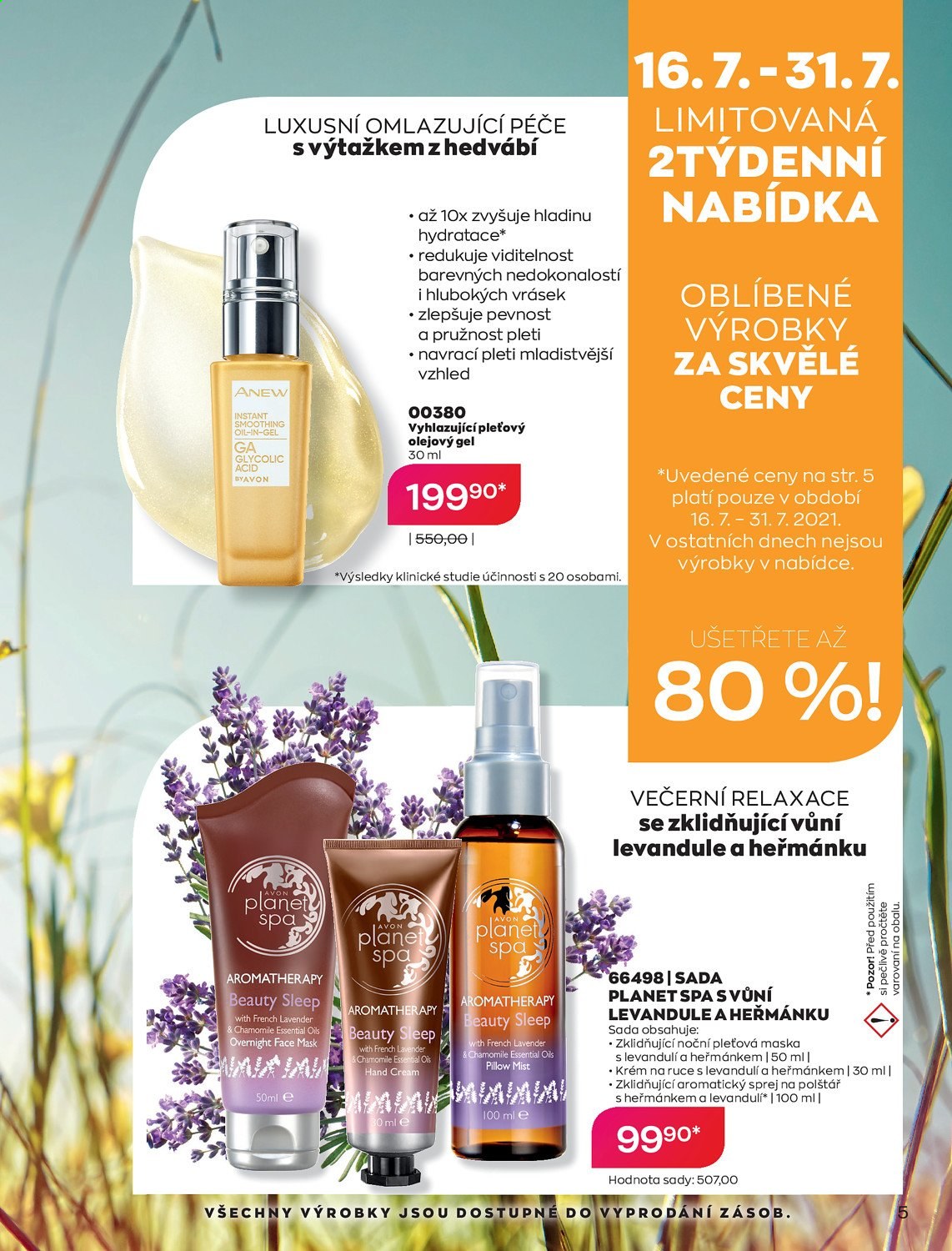 Leták AVON - 1.7.2021 - 31.7.2021. Strana 9