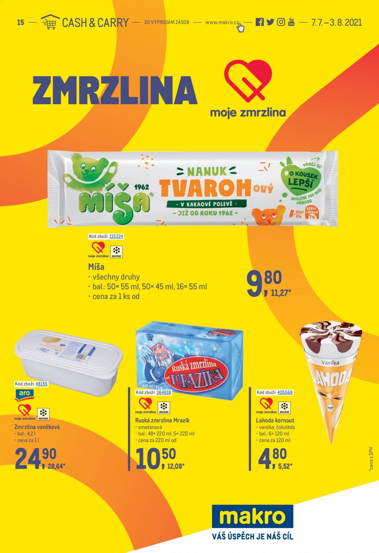 Leták MAKRO - 7.7.2021 - 3.8.2021. Strana 1