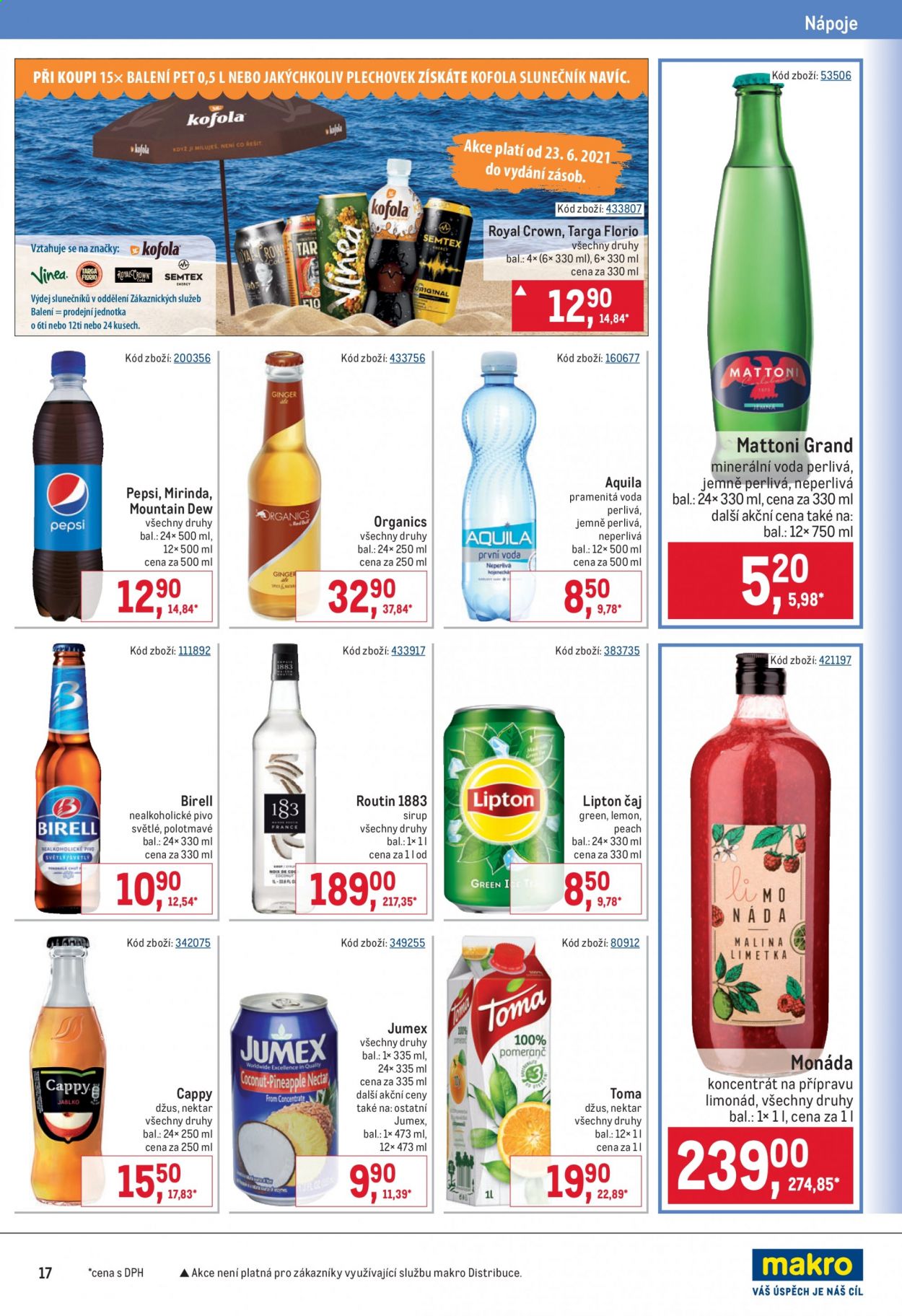 Leták MAKRO - 7.7.2021 - 20.7.2021. Strana 17
