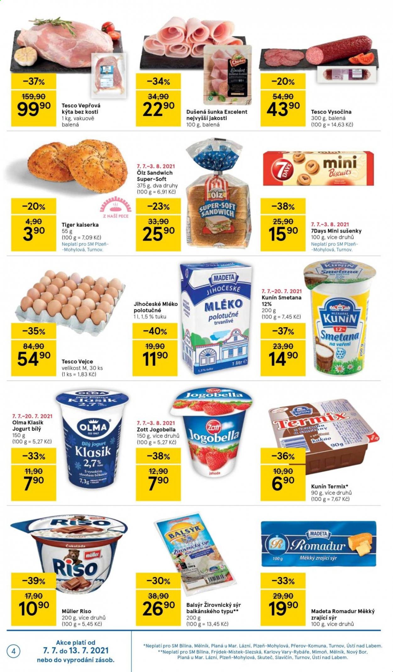 Leták TESCO supermarket - 7.7.2021 - 13.7.2021. Strana 4