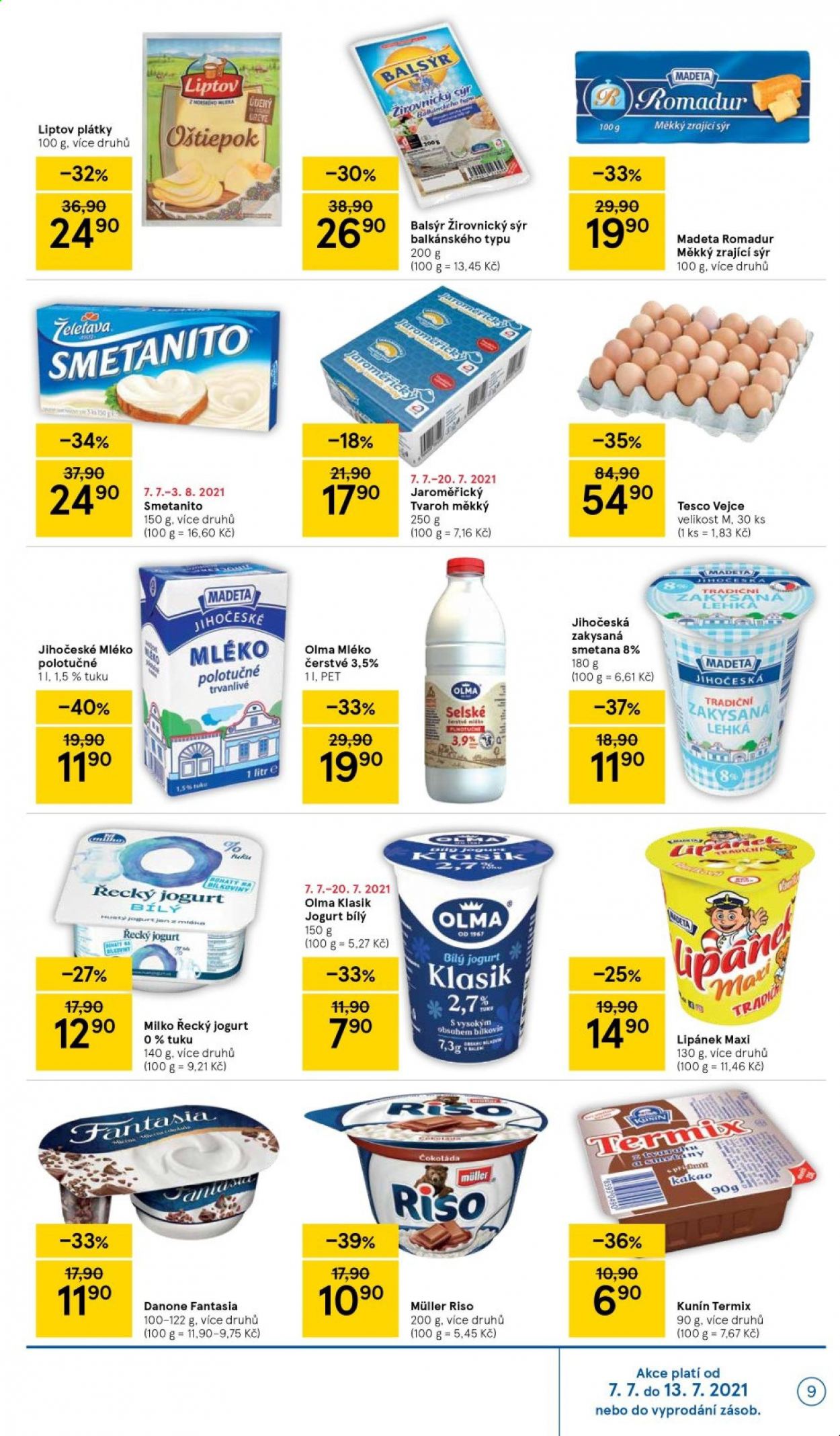 Leták TESCO - 7.7.2021 - 13.7.2021. Strana 9