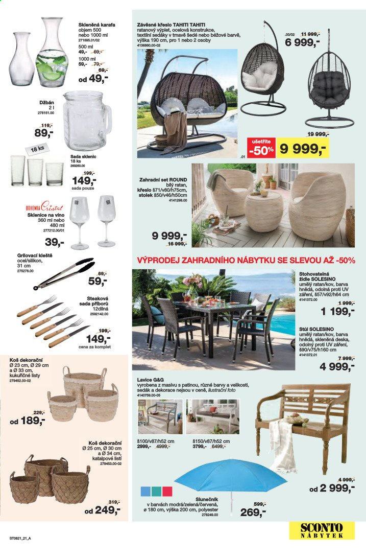 Leták SCONTO NÁBYTEK - 2.7.2021 - 22.7.2021. Strana 21
