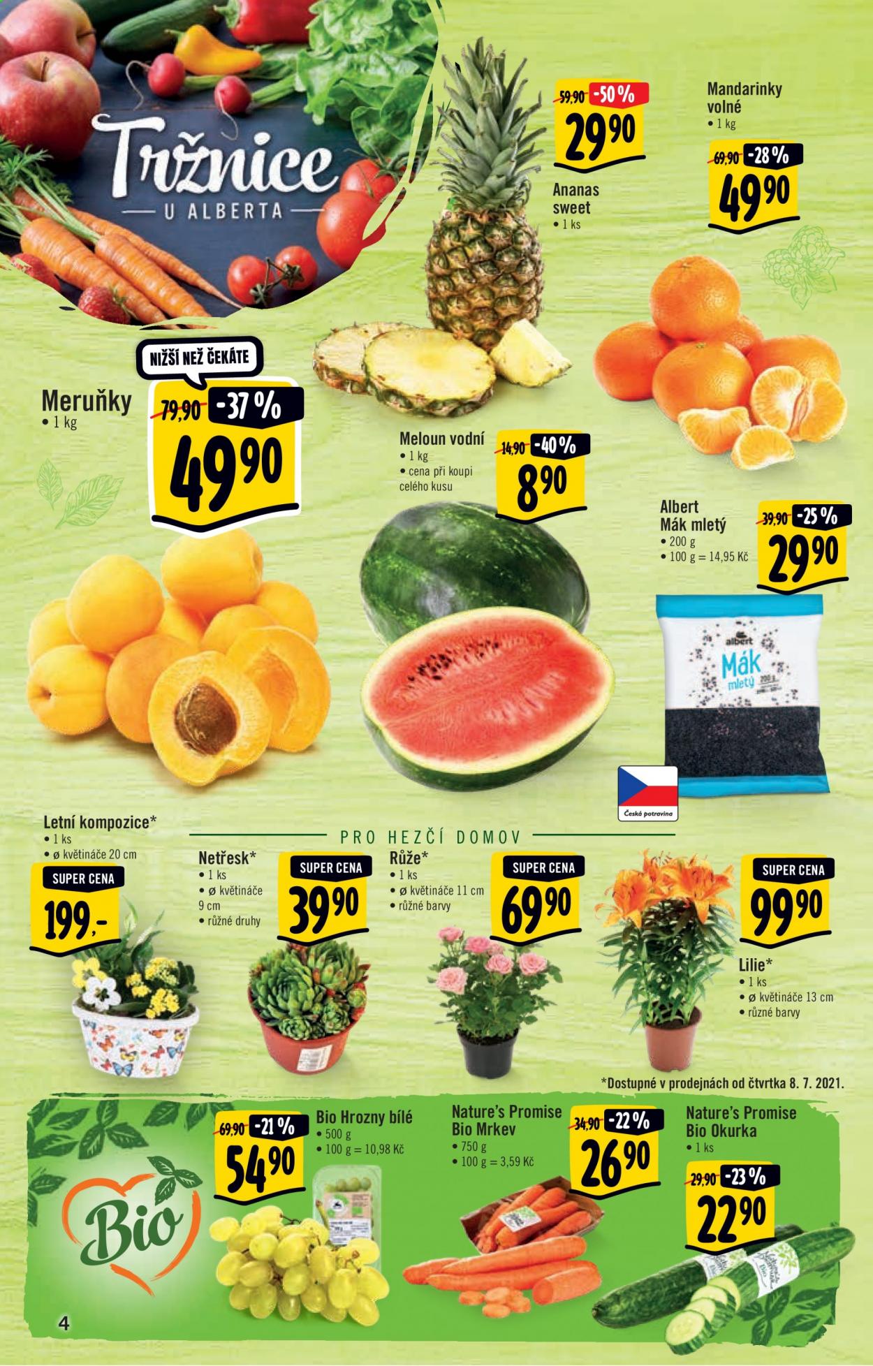 Leták Albert Hypermarket - 7.7.2021 - 13.7.2021. Strana 4