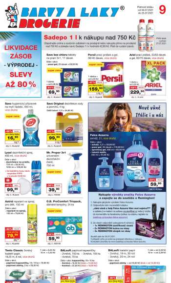 Leták Barvy a laky drogerie - 6.7.2021 - 25.7.2021.