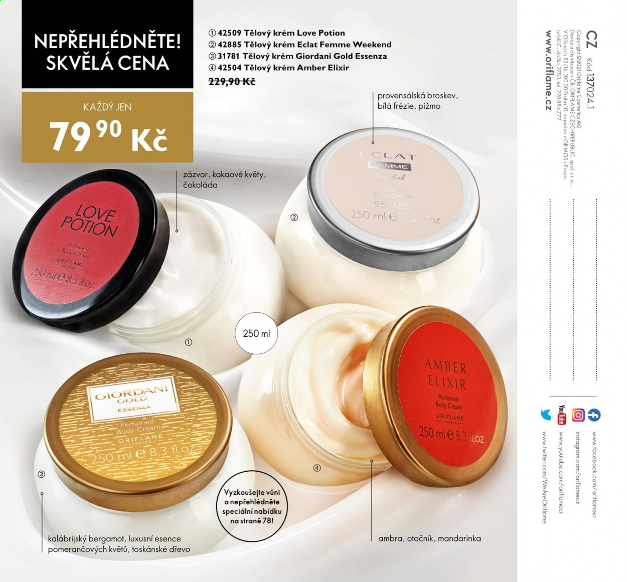 Leták ORIFLAME - 6.7.2021 - 26.7.2021. Strana 136