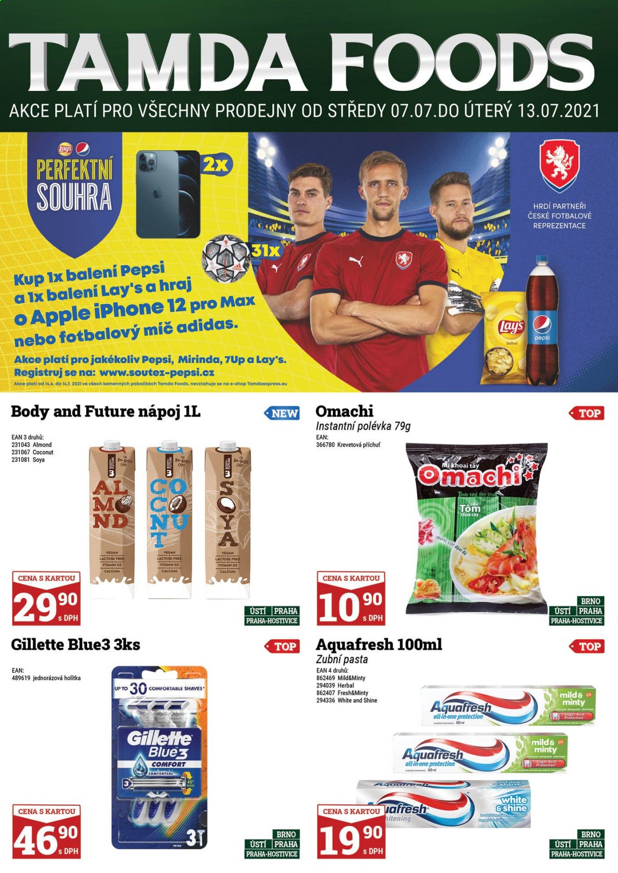 Leták Tamda Foods - 7.7.2021 - 13.7.2021. Strana 1