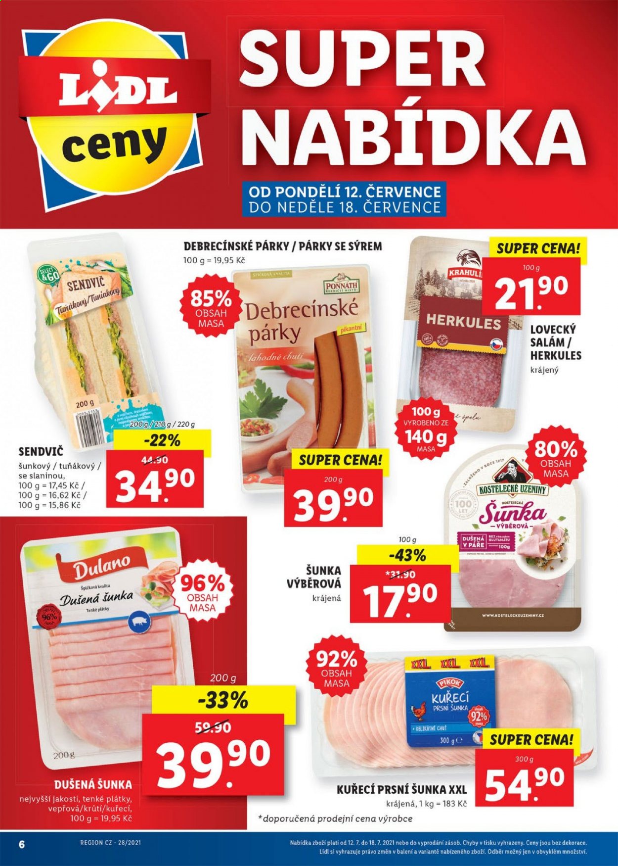 Leták Lidl - 12.7.2021 - 18.7.2021. Strana 6