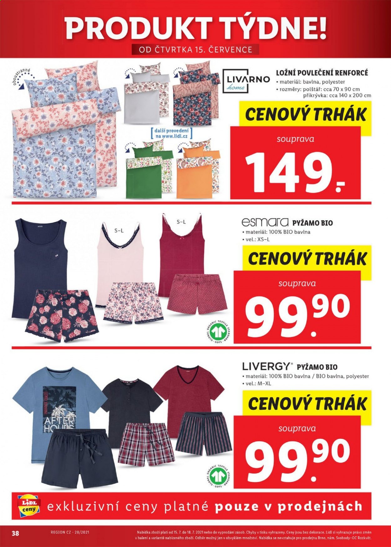 Leták Lidl - 12.7.2021 - 18.7.2021. Strana 38