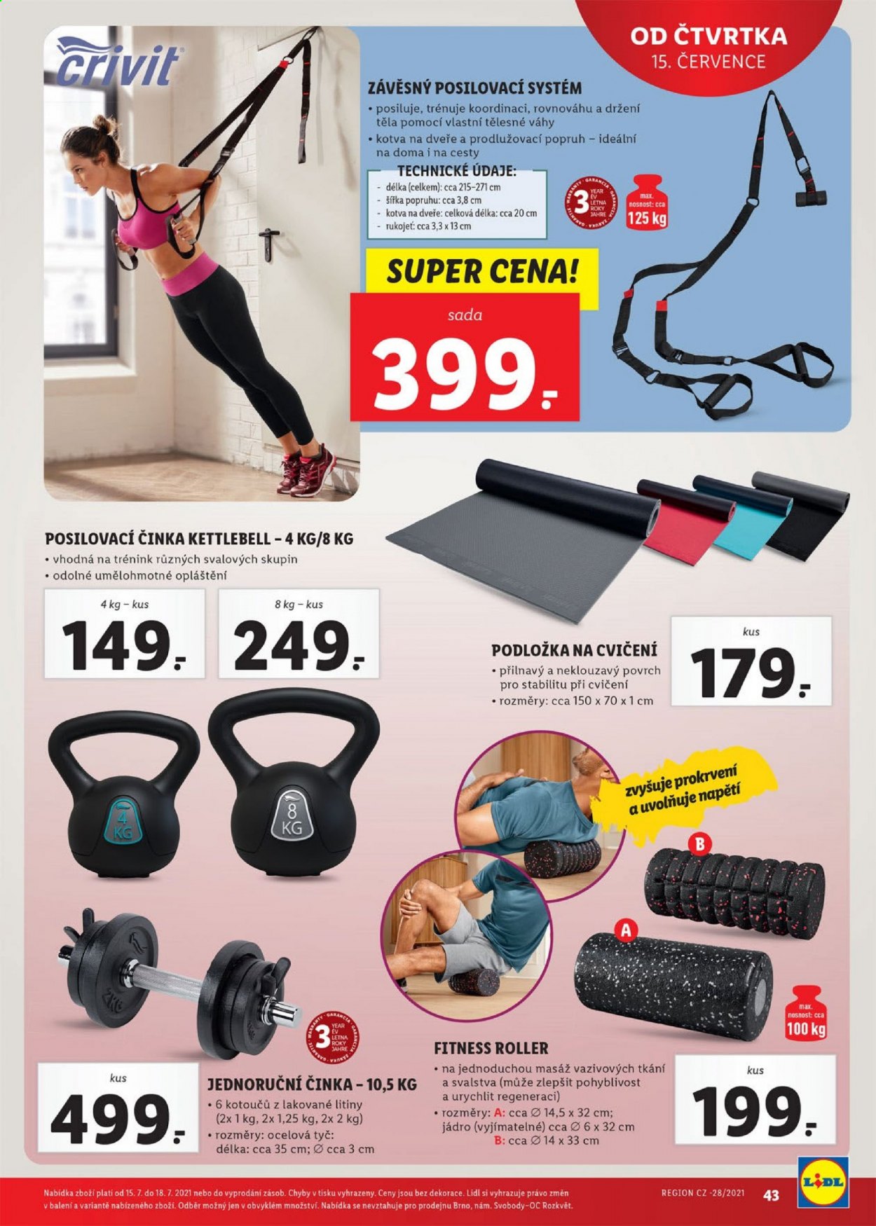 Leták Lidl - 12.7.2021 - 18.7.2021. Strana 43
