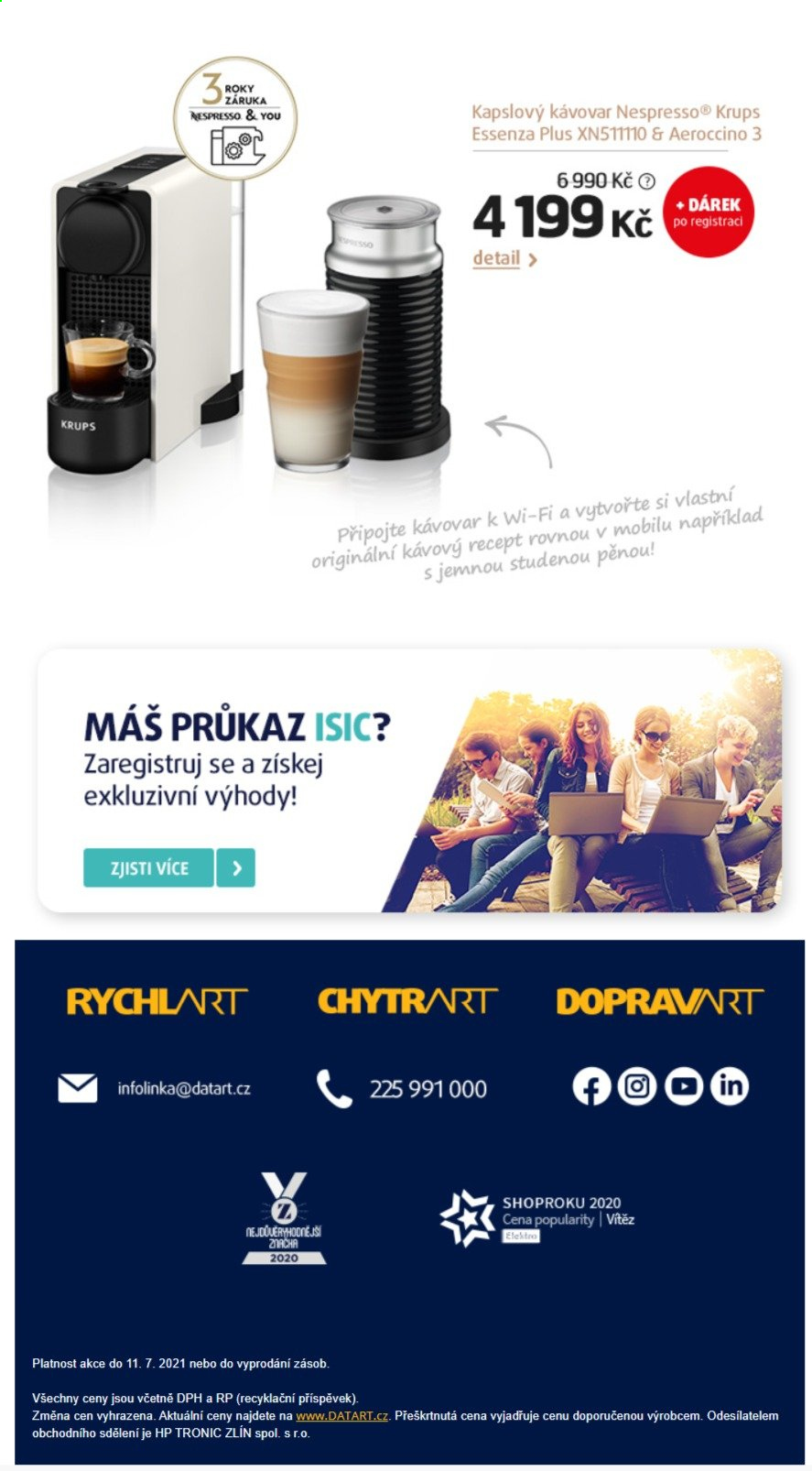 Leták DATART - 9.7.2021 - 11.7.2021. Strana 3