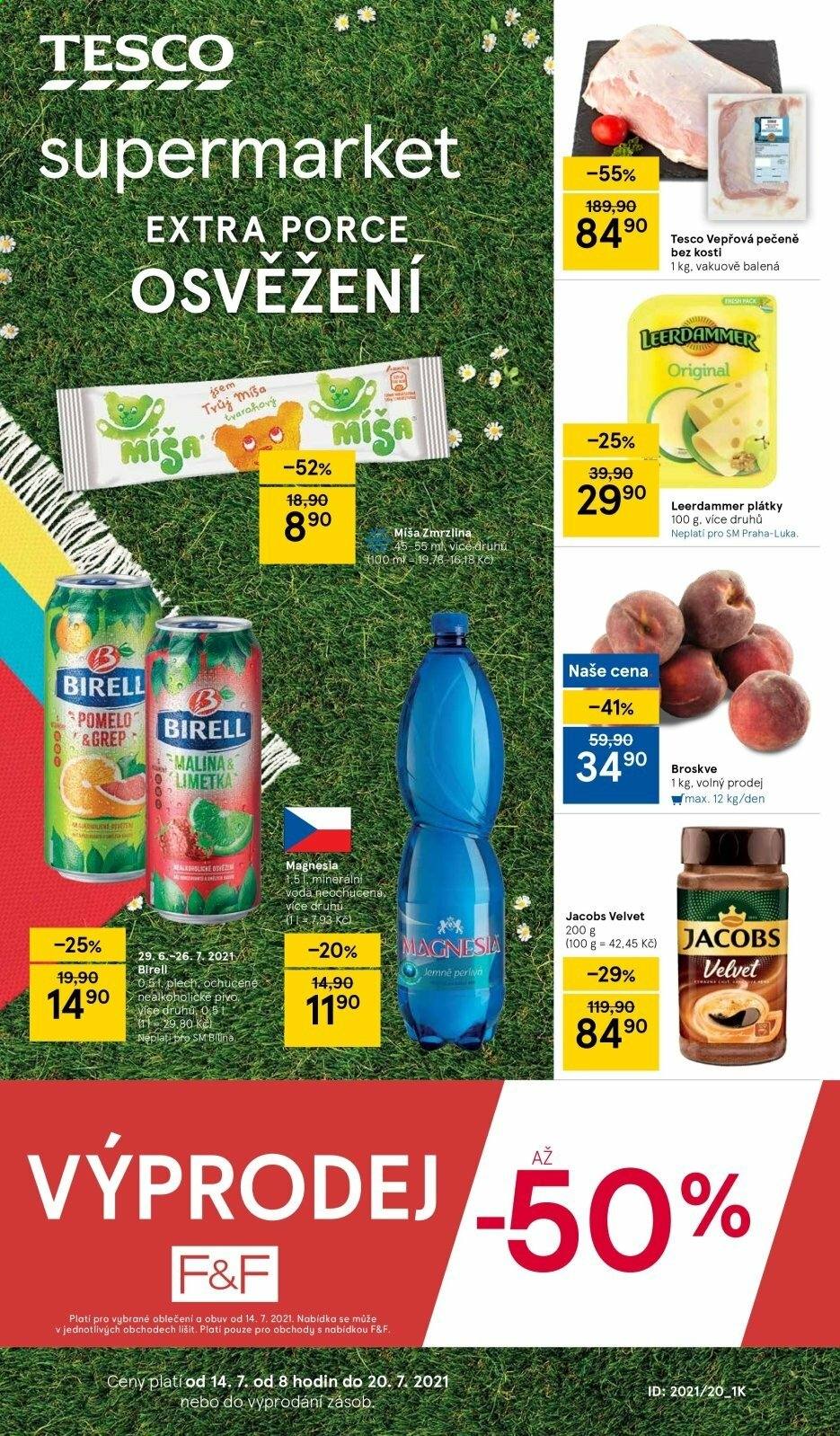 Leták TESCO supermarket - 14.7.2021 - 20.7.2021. Strana 1