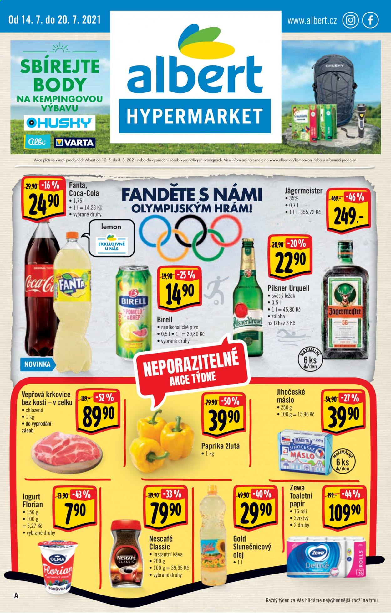 Leták Albert Hypermarket - 14.7.2021 - 20.7.2021. Strana 1