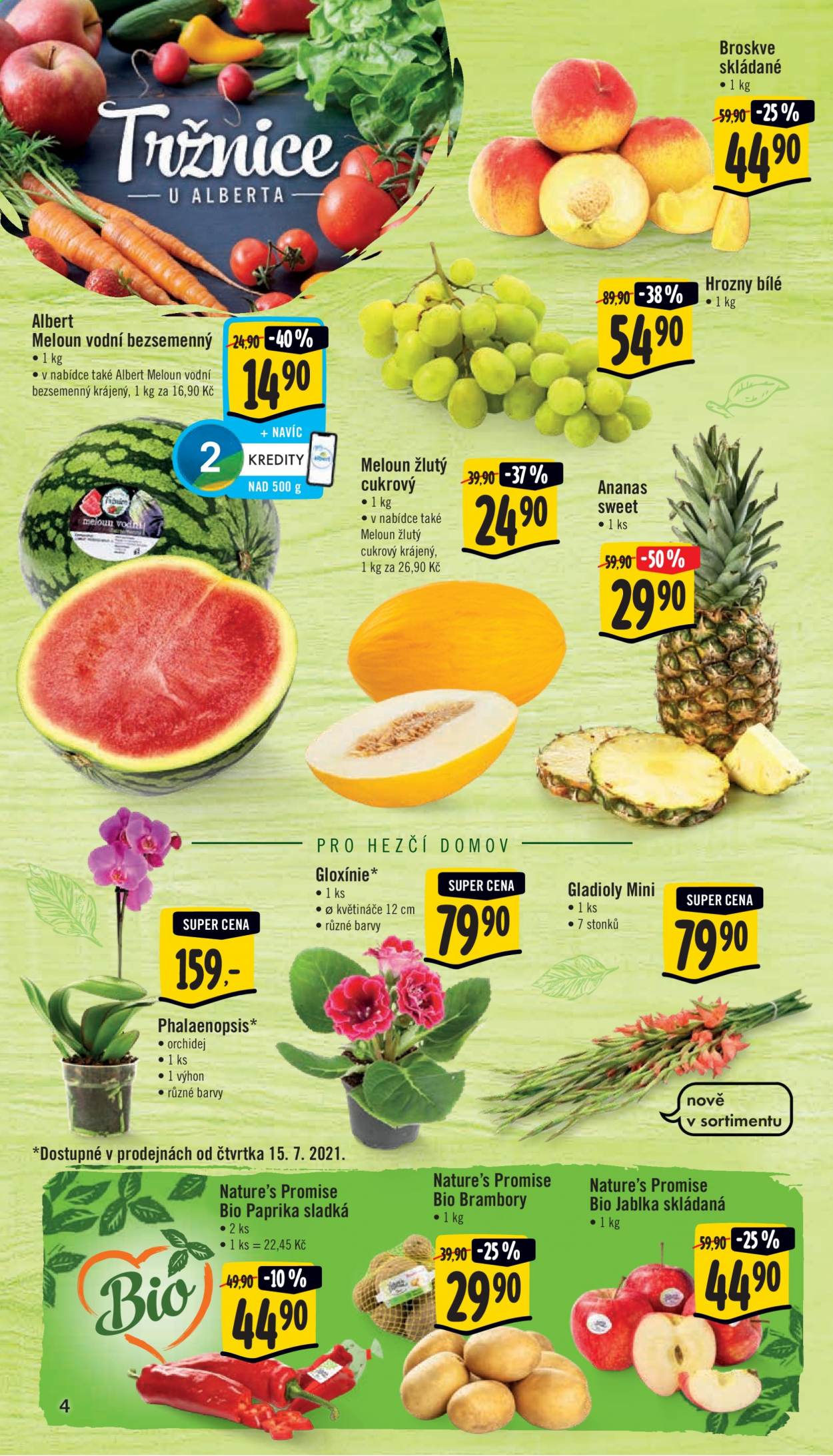 Leták Albert Supermarket - 14.7.2021 - 20.7.2021. Strana 4