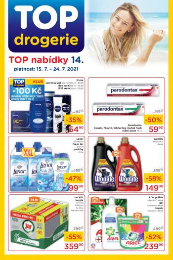 Leták TOP drogerie - 15.7.2021 - 24.7.2021.