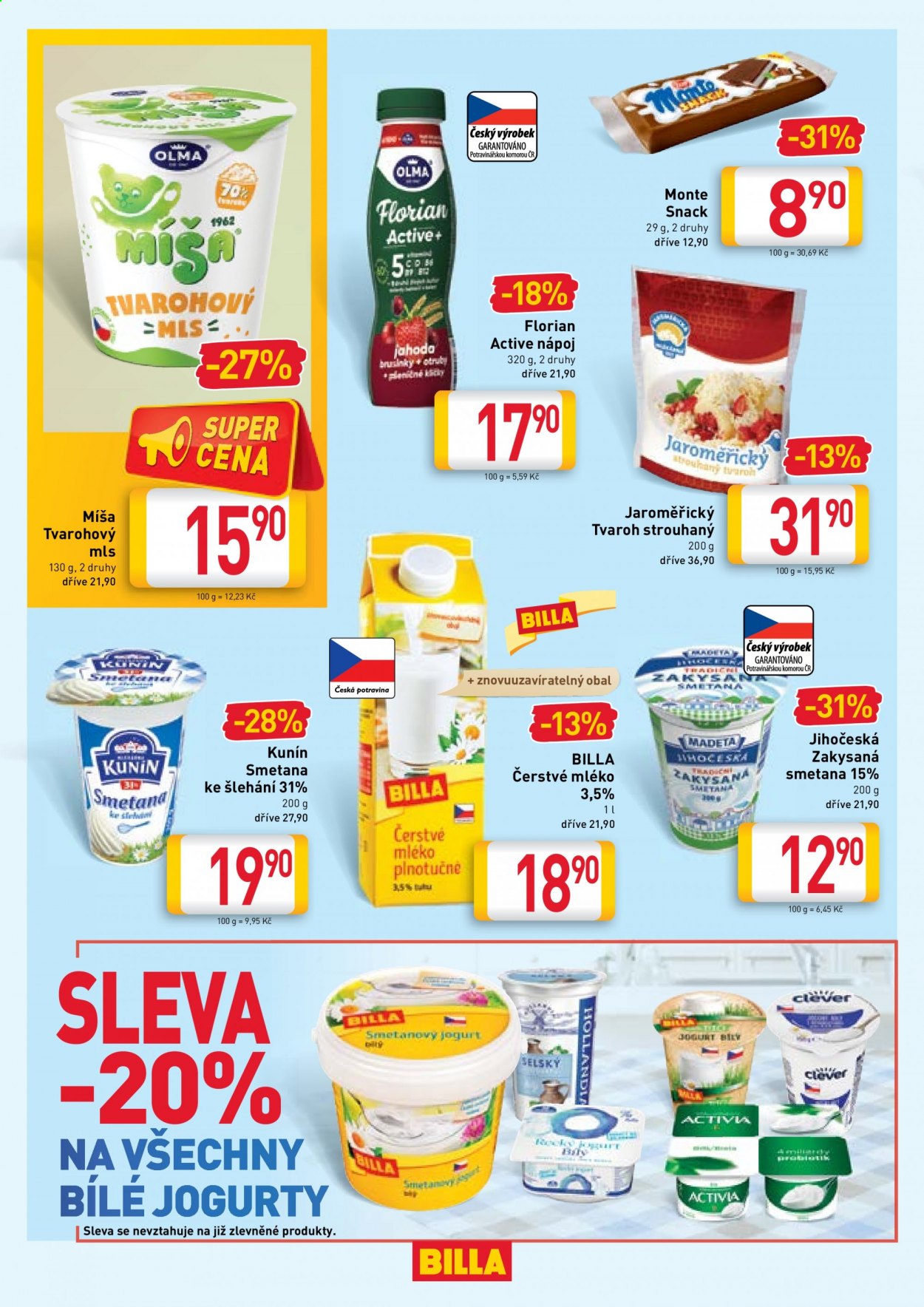 Leták BILLA - 14.7.2021 - 20.7.2021. Strana 8