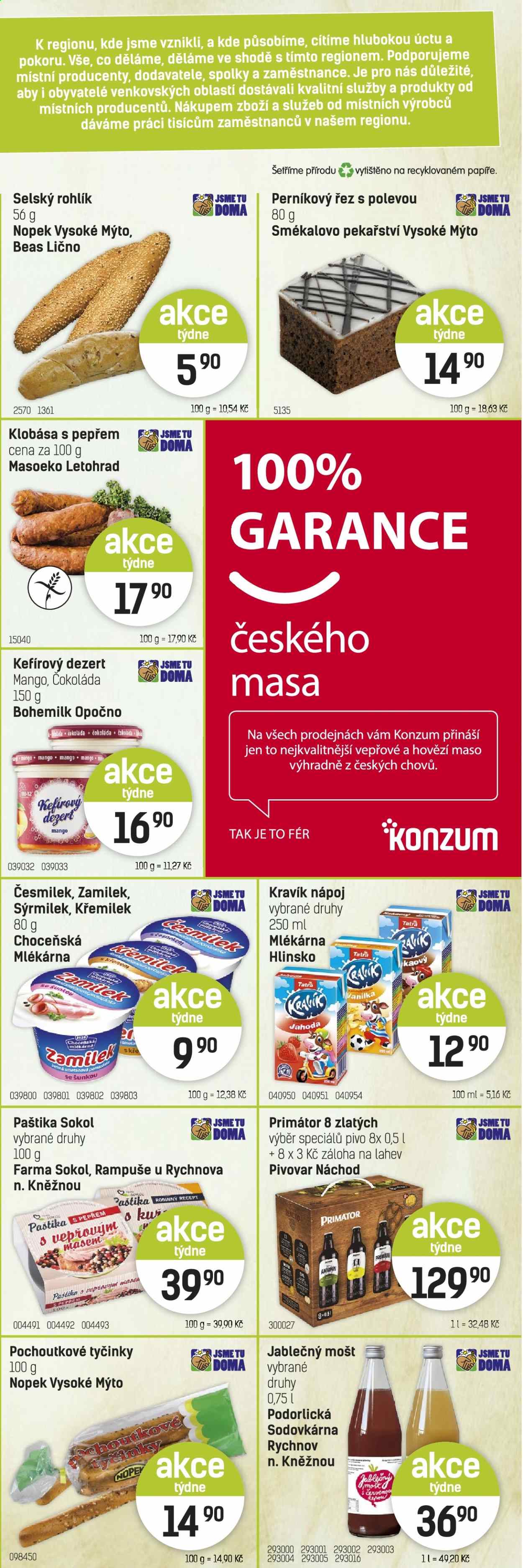 Leták Konzum - 14.7.2021 - 27.7.2021. Strana 3