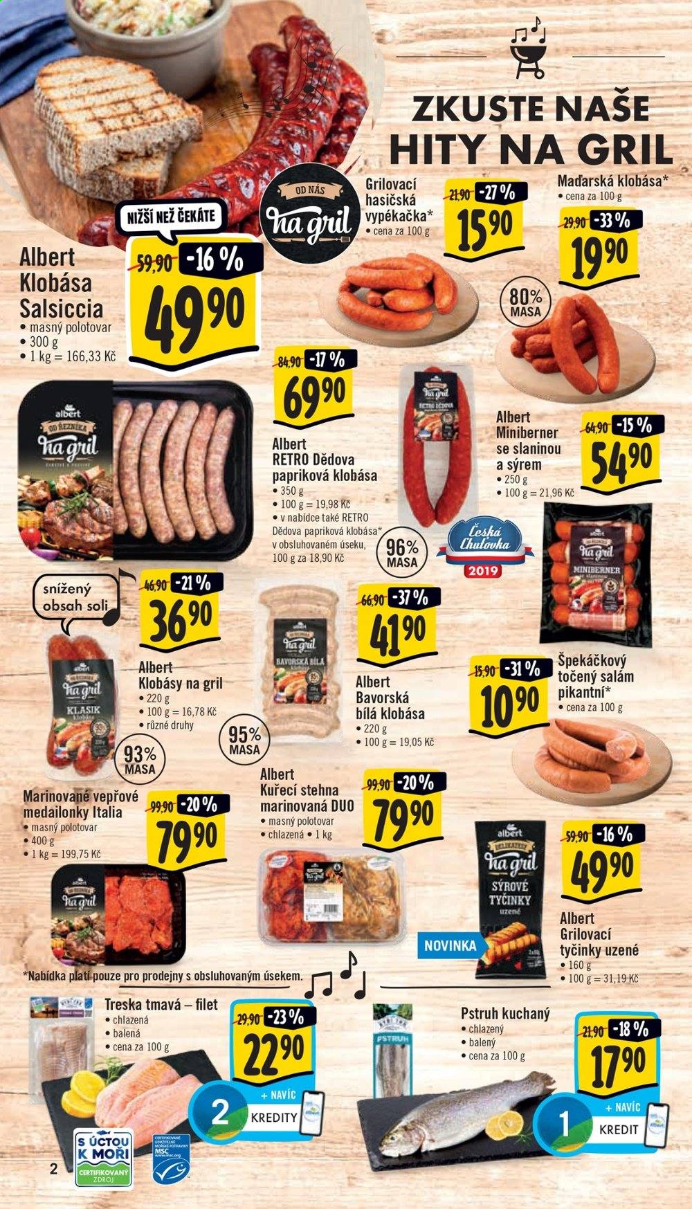 Leták Albert Supermarket - 21.7.2021 - 27.7.2021. Strana 2