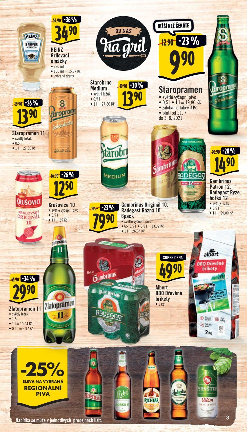 Leták Albert Supermarket - 21.7.2021 - 27.7.2021. Strana 3