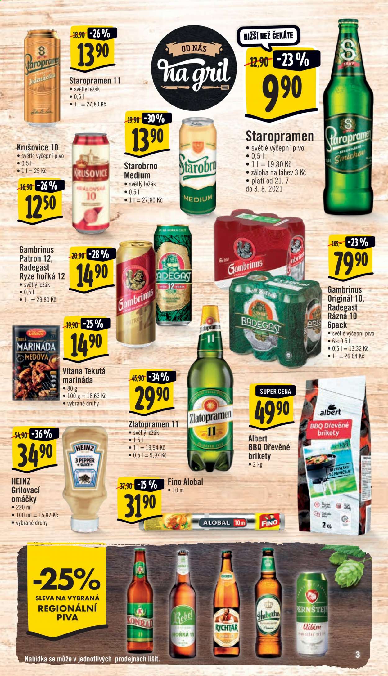 Leták Albert Supermarket - 21.7.2021 - 27.7.2021. Strana 3