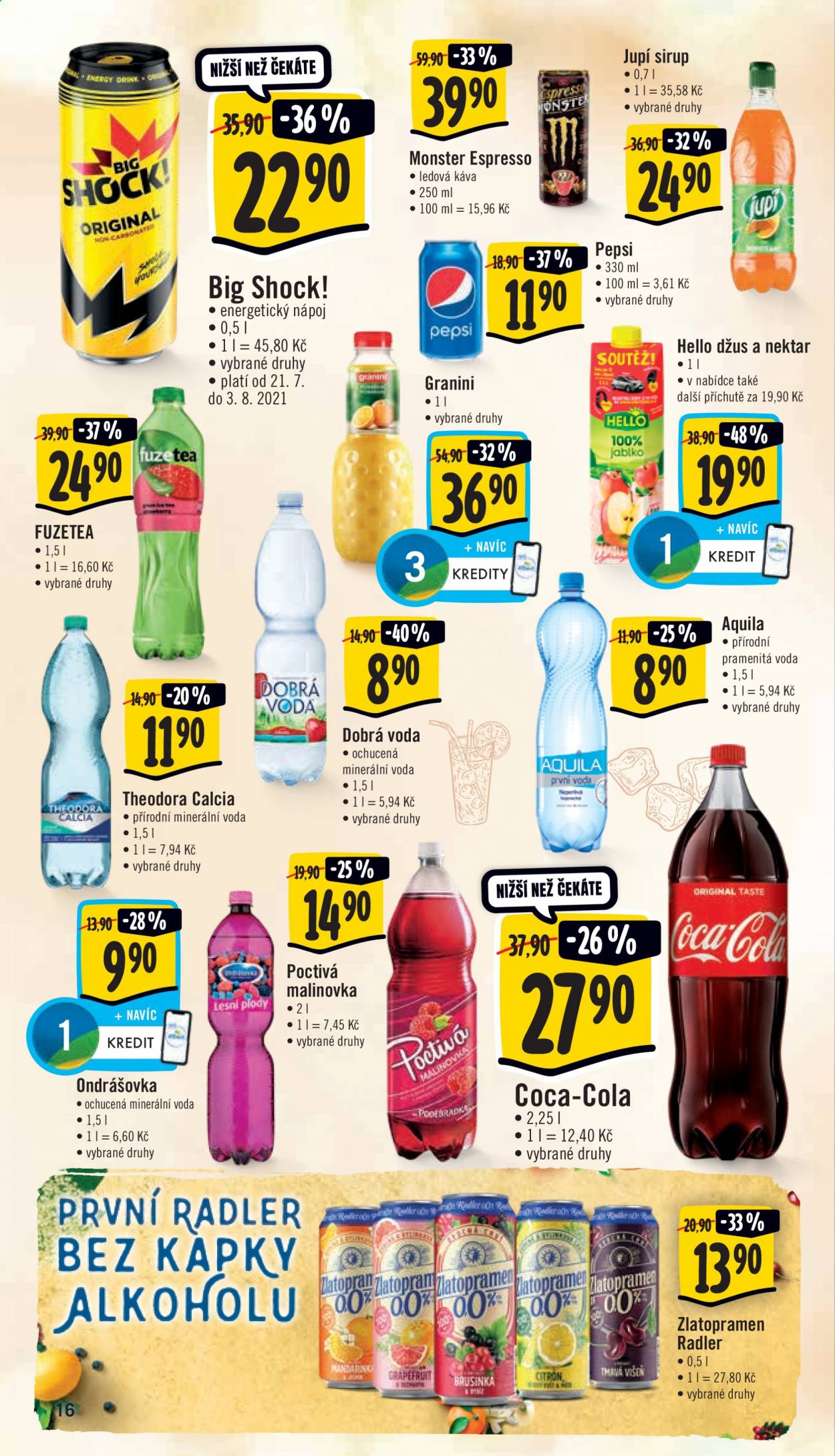 Leták Albert Supermarket - 21.7.2021 - 27.7.2021. Strana 16