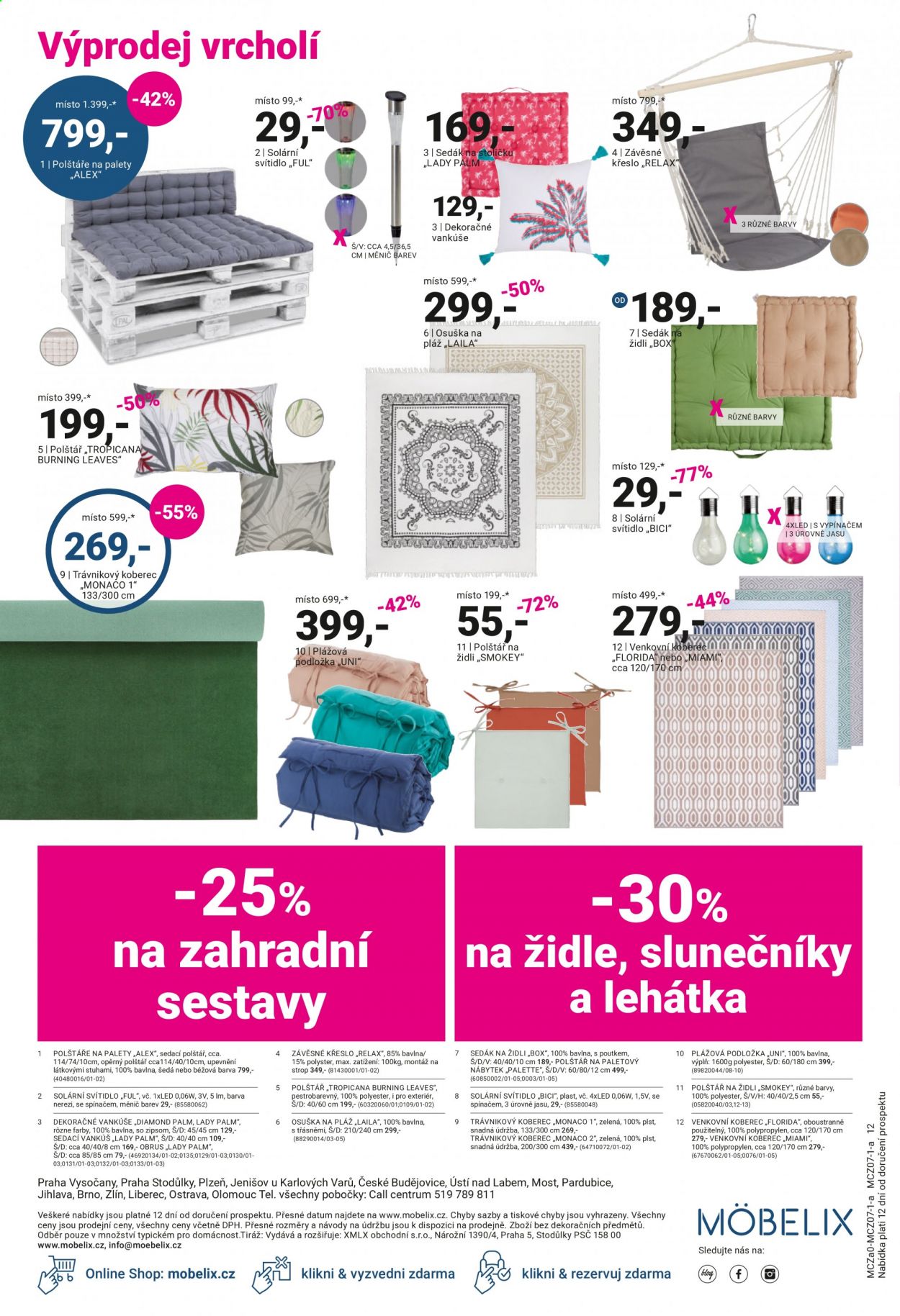 Leták MÖBELIX - 19.7.2021 - 1.8.2021. Strana 12