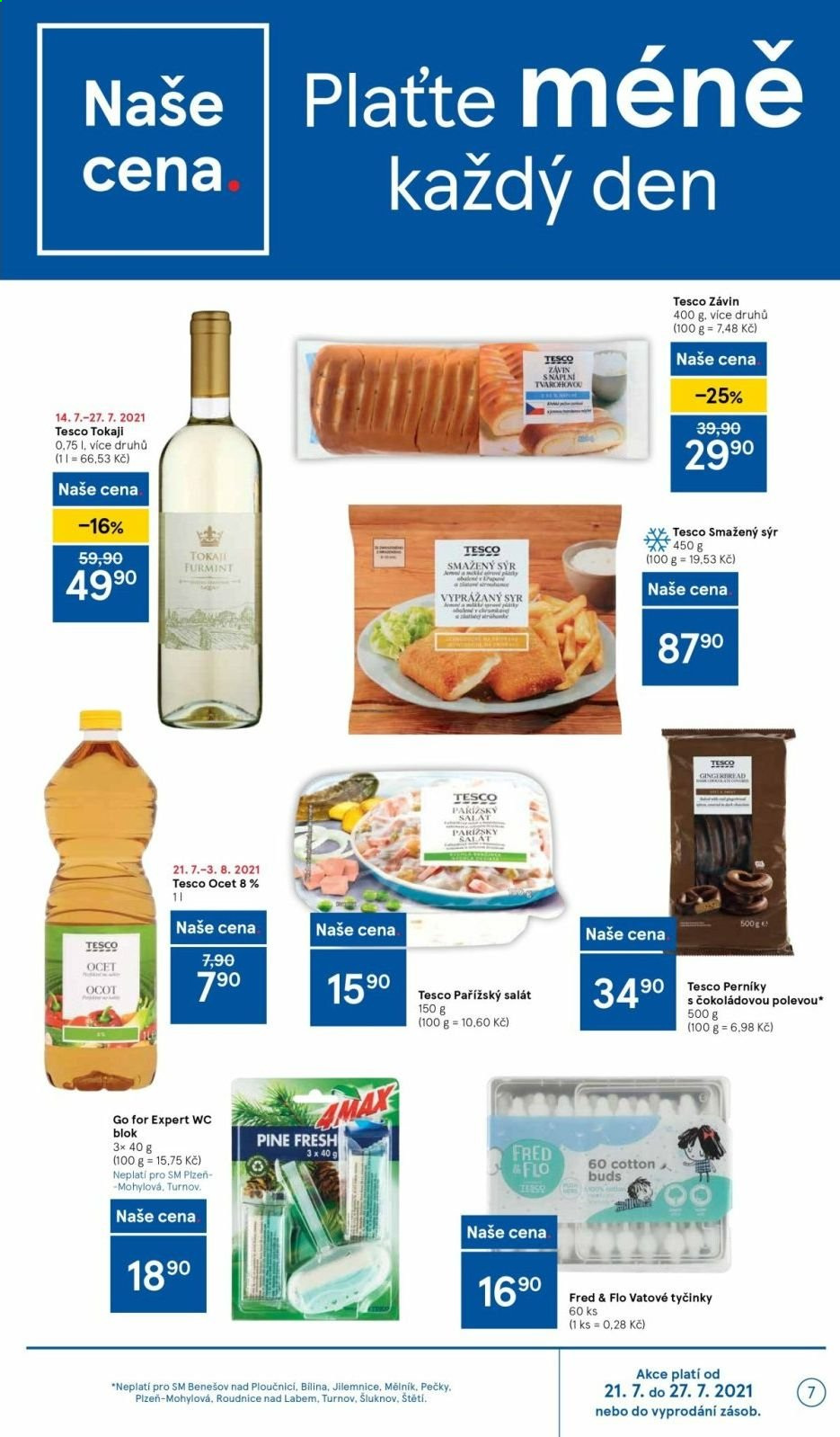 Leták TESCO supermarket - 21.7.2021 - 27.7.2021. Strana 7