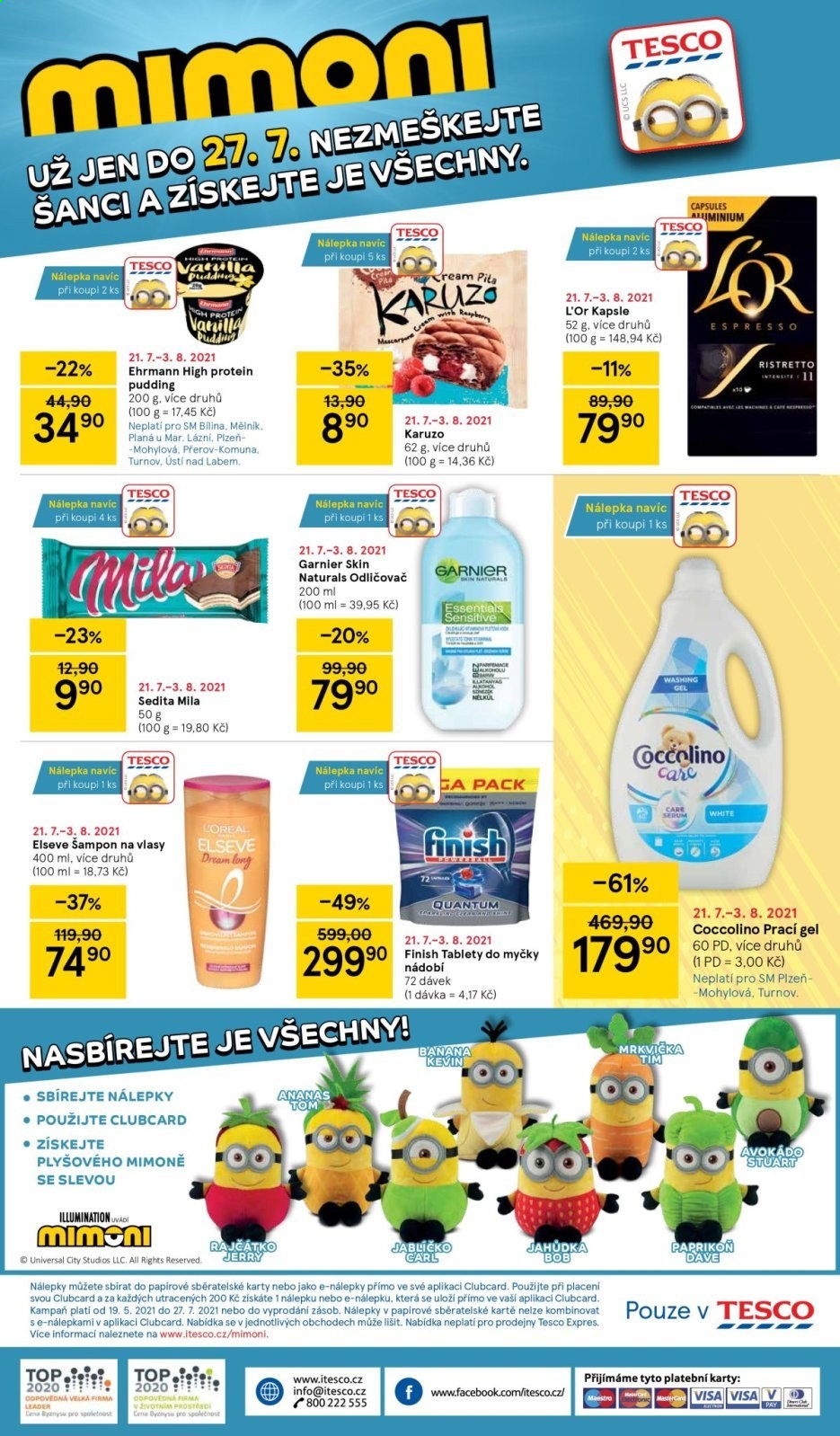 Leták TESCO supermarket - 21.7.2021 - 27.7.2021. Strana 8