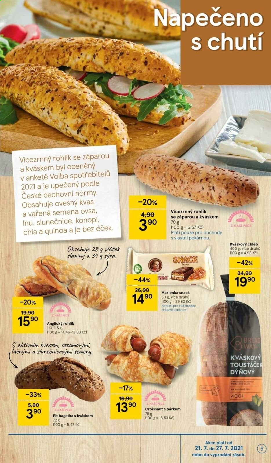 Leták TESCO - 21.7.2021 - 27.7.2021. Strana 5