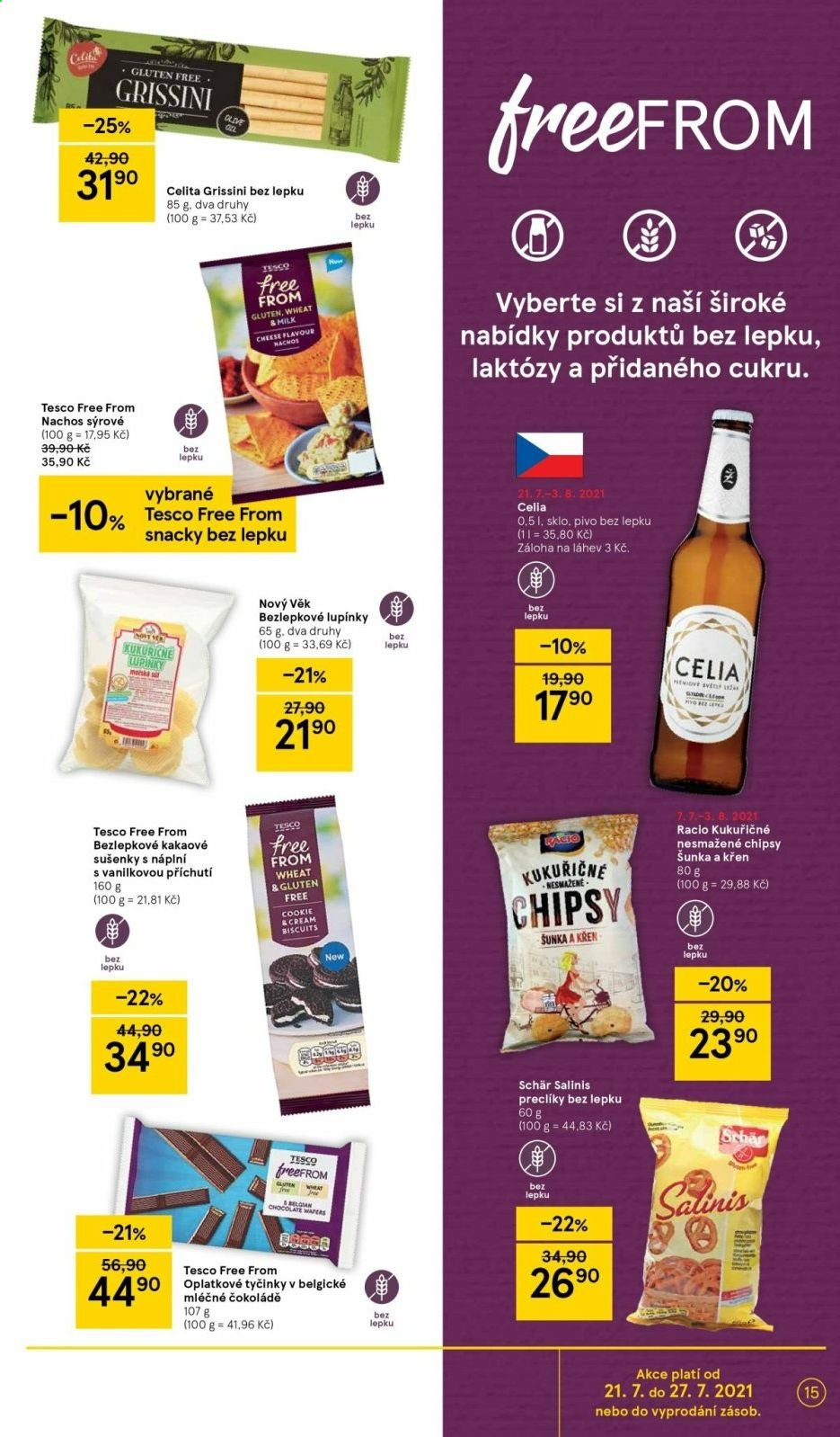 Leták TESCO - 21.7.2021 - 27.7.2021. Strana 15