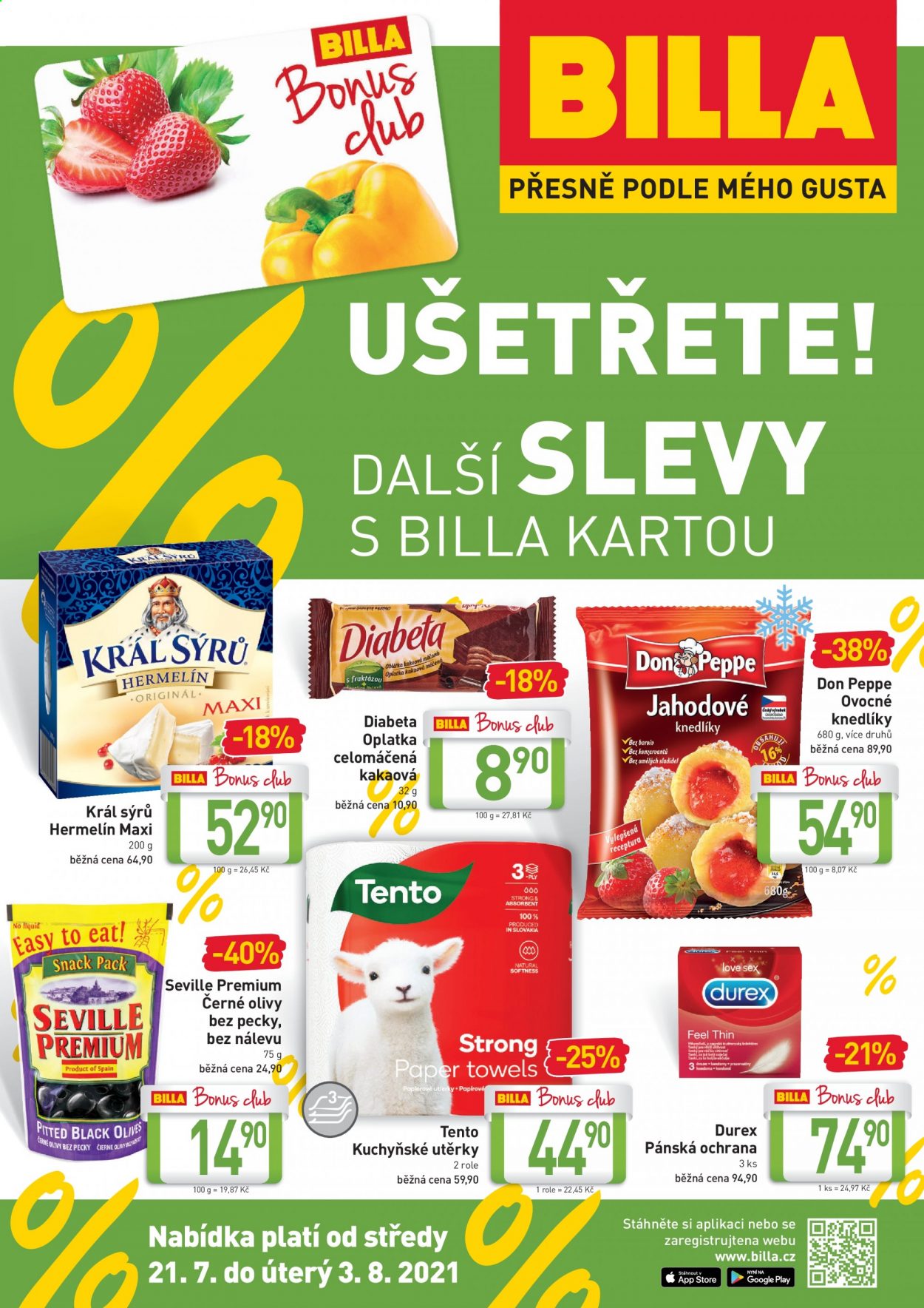 Leták BILLA - 21.7.2021 - 27.7.2021. Strana 5