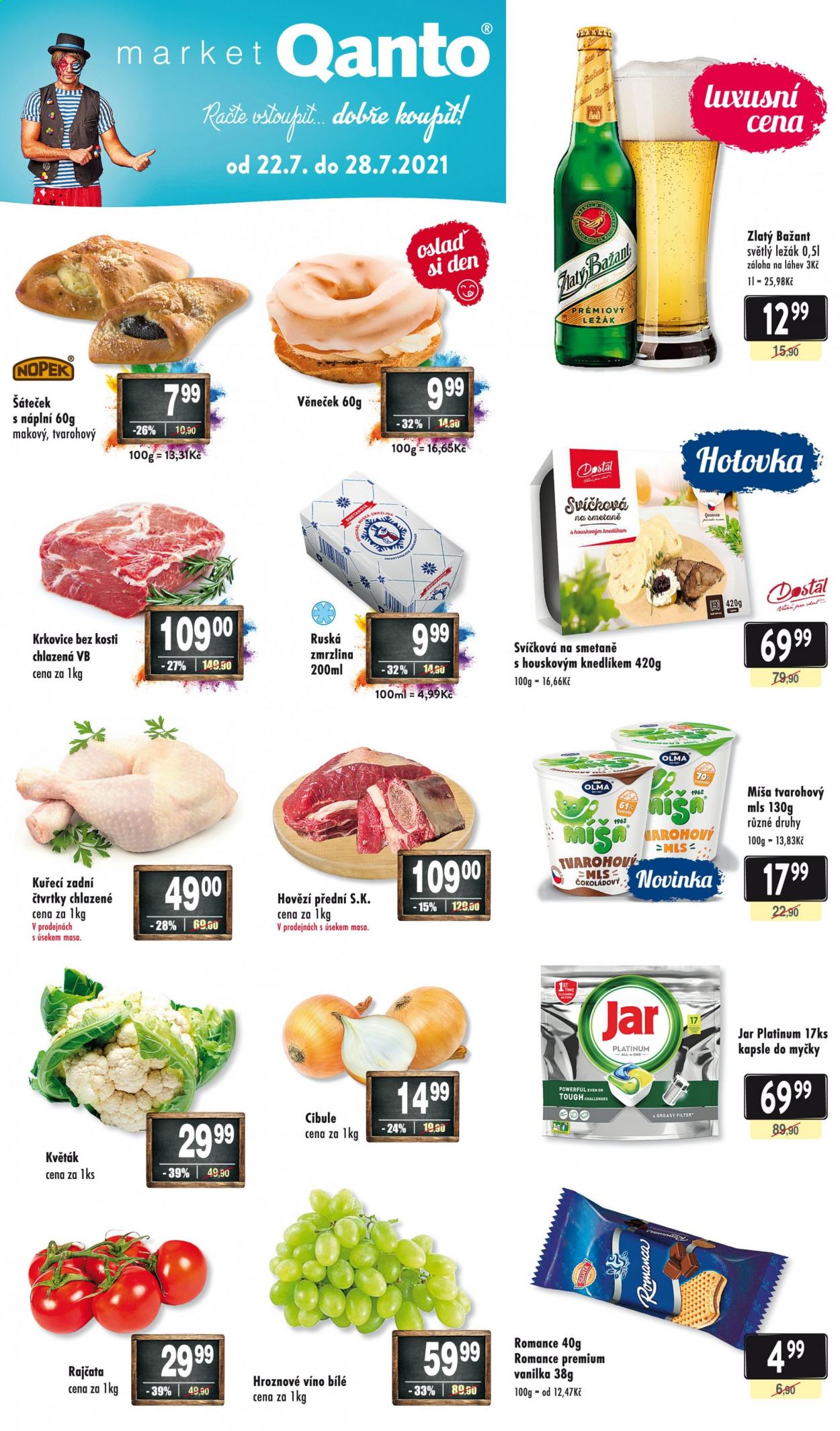 Leták Qanto market - 22.7.2021 - 28.7.2021. Strana 1