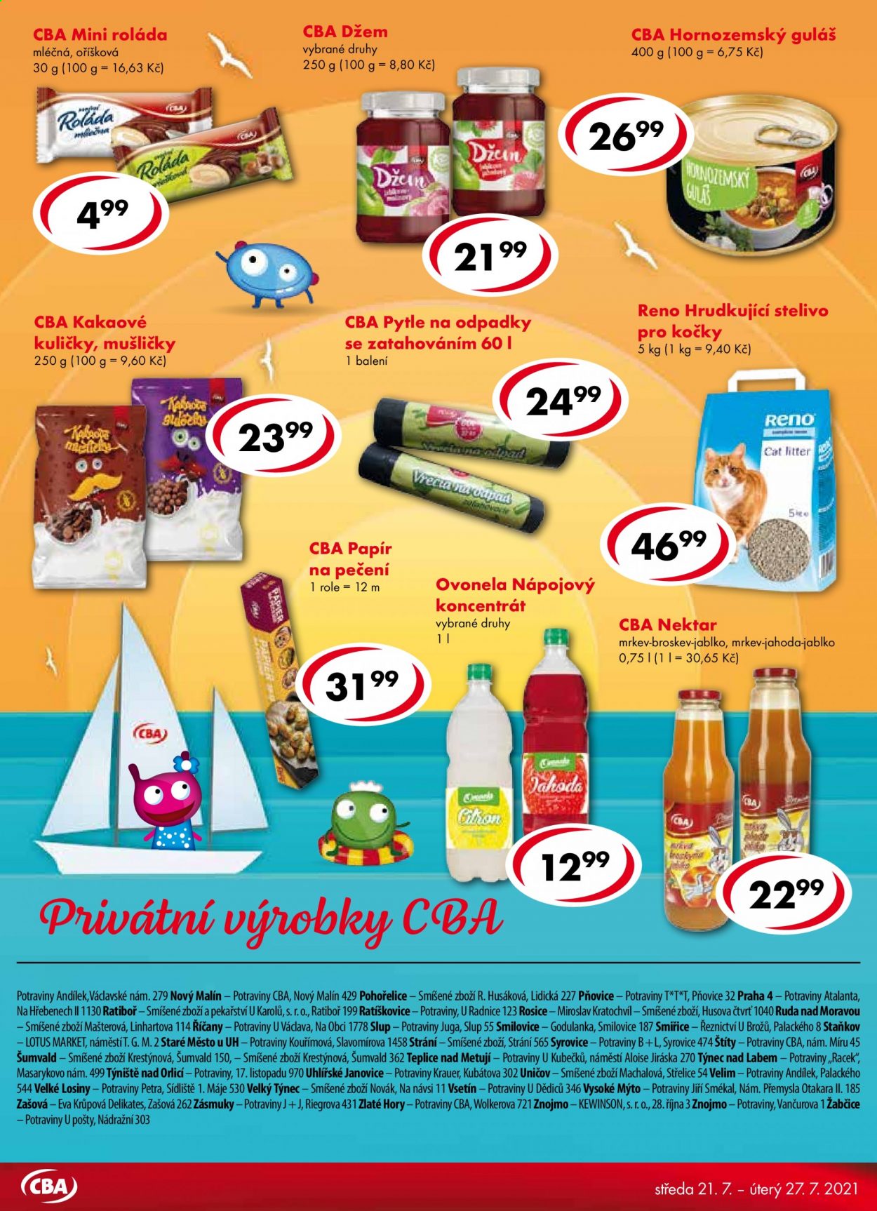 Leták CBA Premium - 21.7.2021 - 27.7.2021. Strana 7