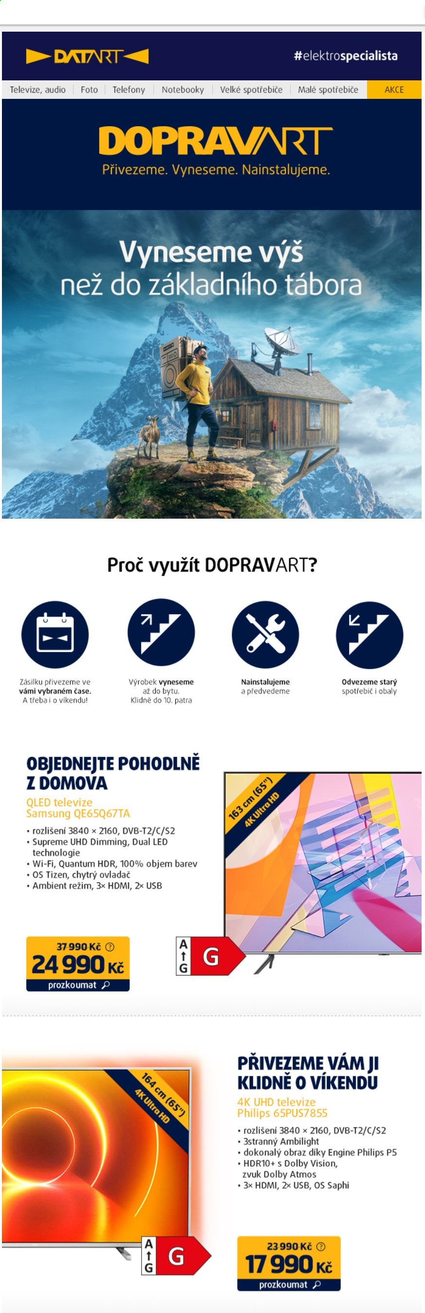 Leták DATART - 21.7.2021 - 25.7.2021. Strana 1