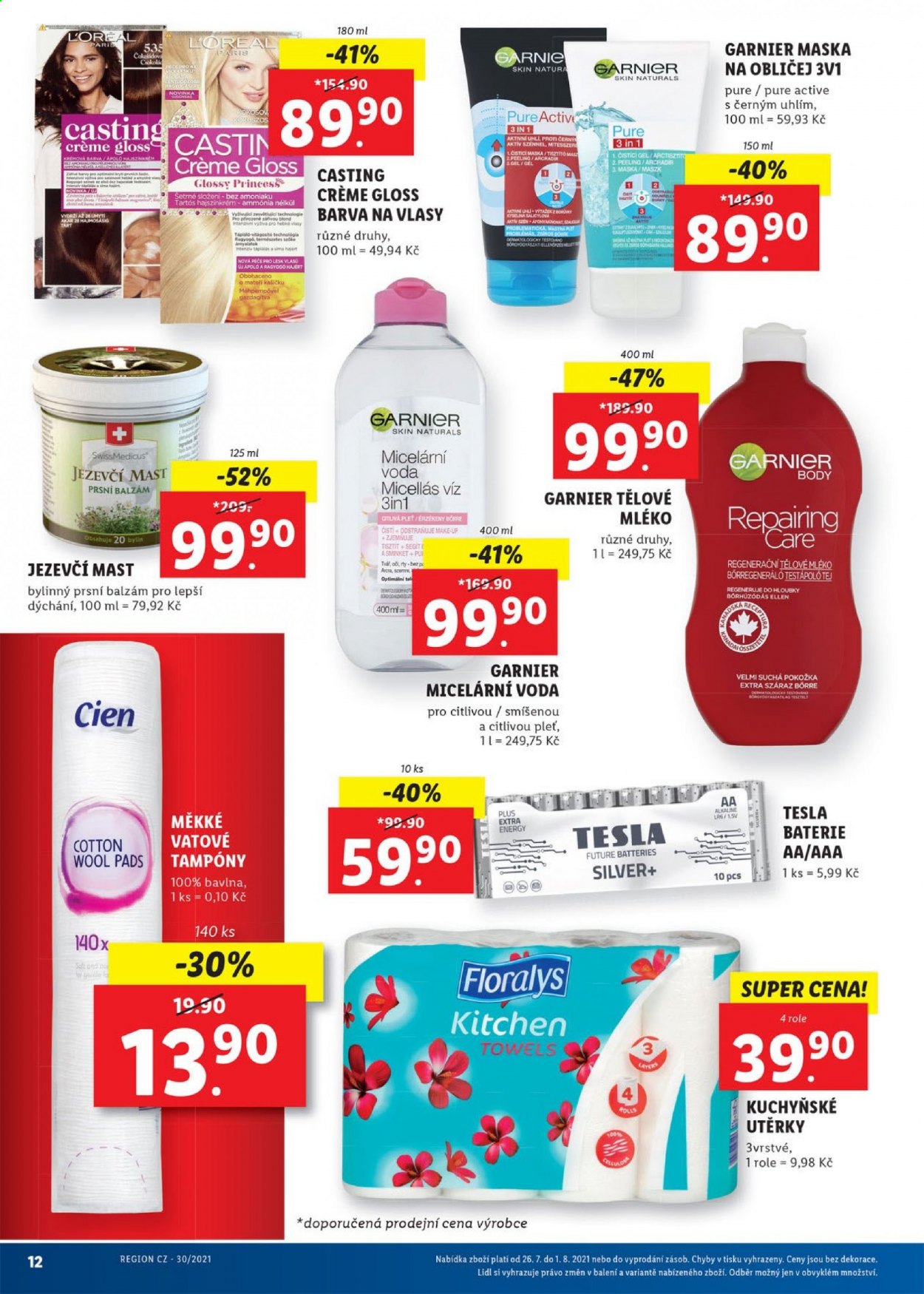 Leták Lidl - 26.7.2021 - 1.8.2021. Strana 12