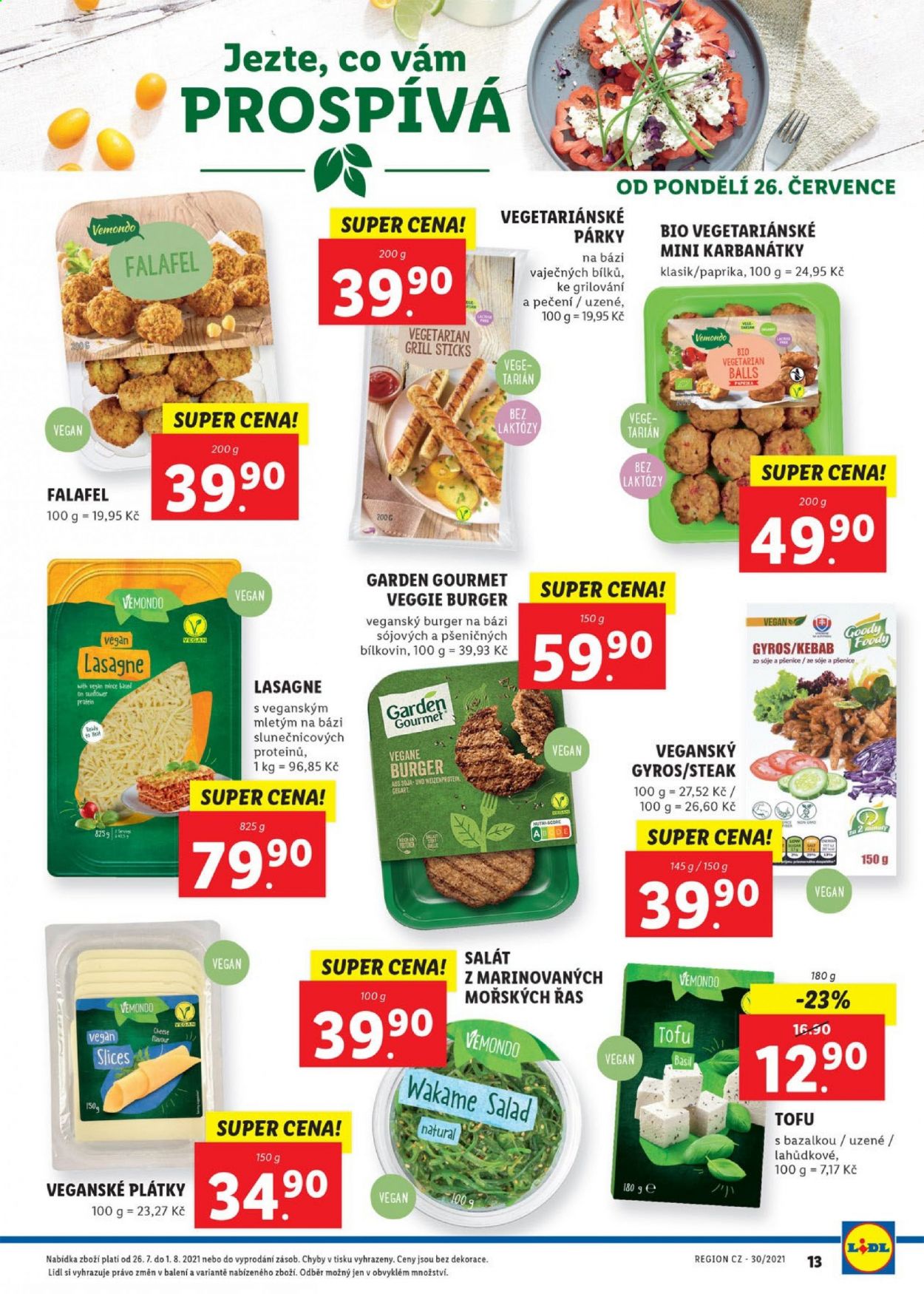 Leták Lidl - 26.7.2021 - 1.8.2021. Strana 13