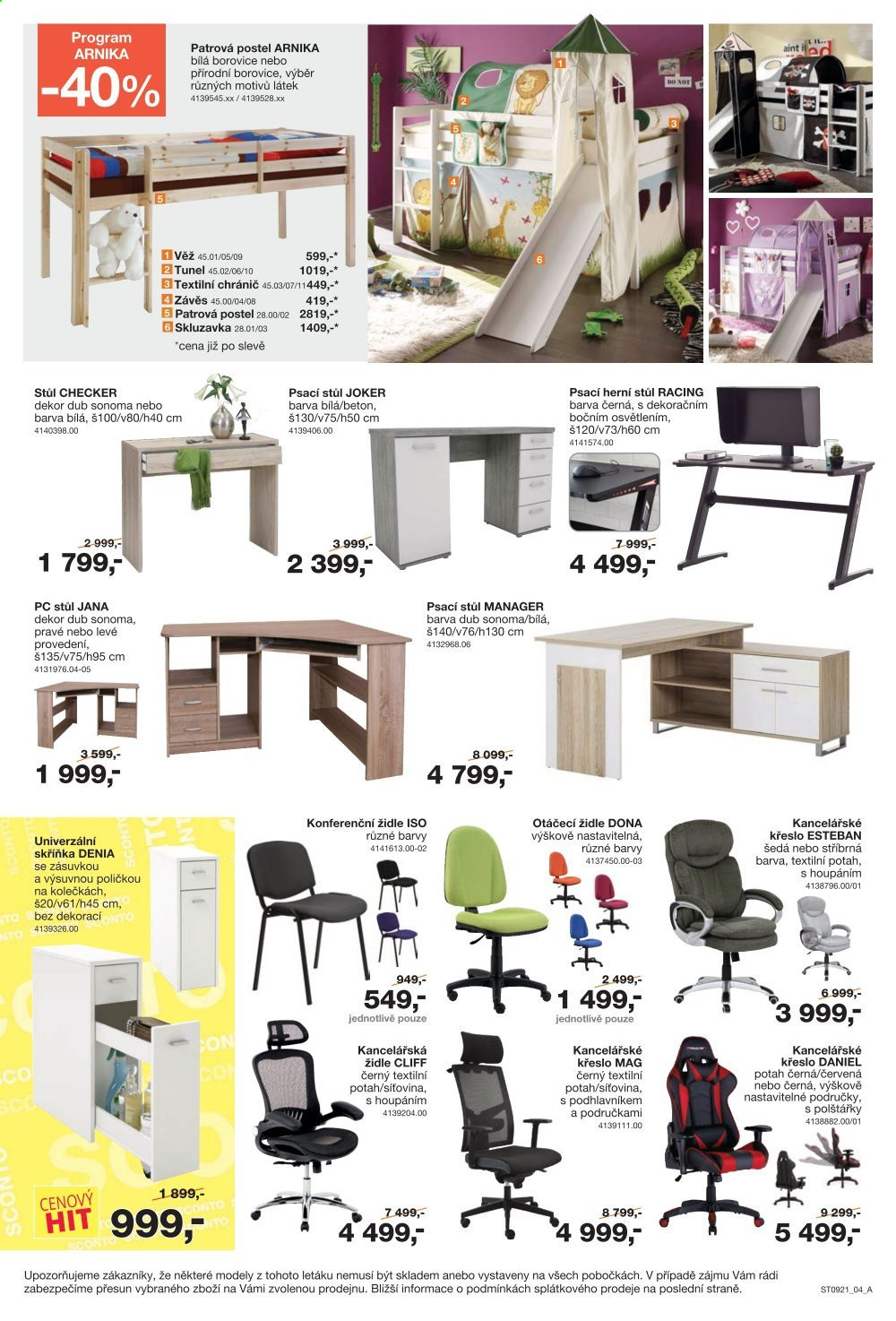 Leták SCONTO NÁBYTEK - 23.7.2021 - 12.8.2021. Strana 5
