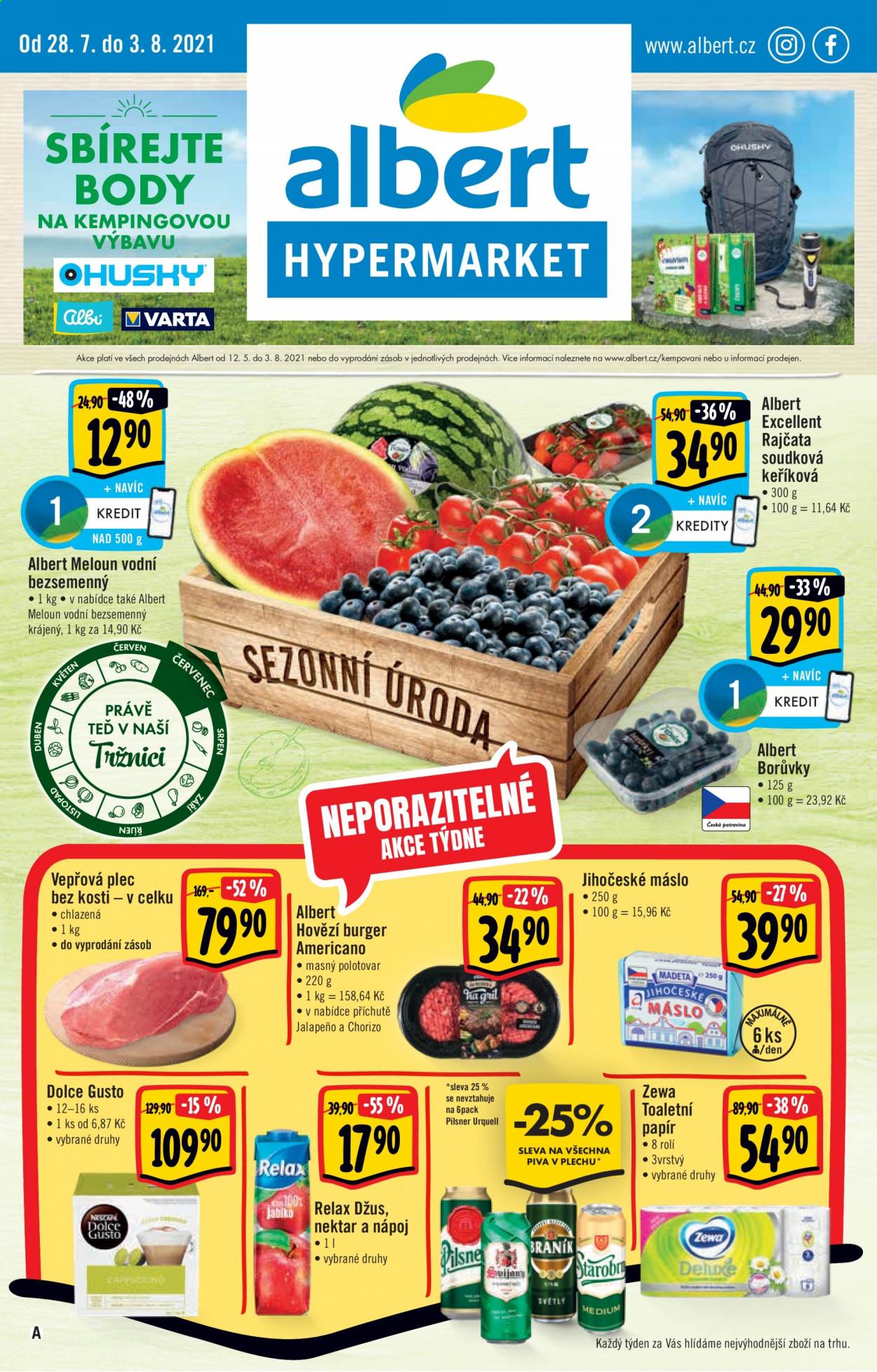 Leták Albert Hypermarket - 28.7.2021 - 3.8.2021. Strana 1
