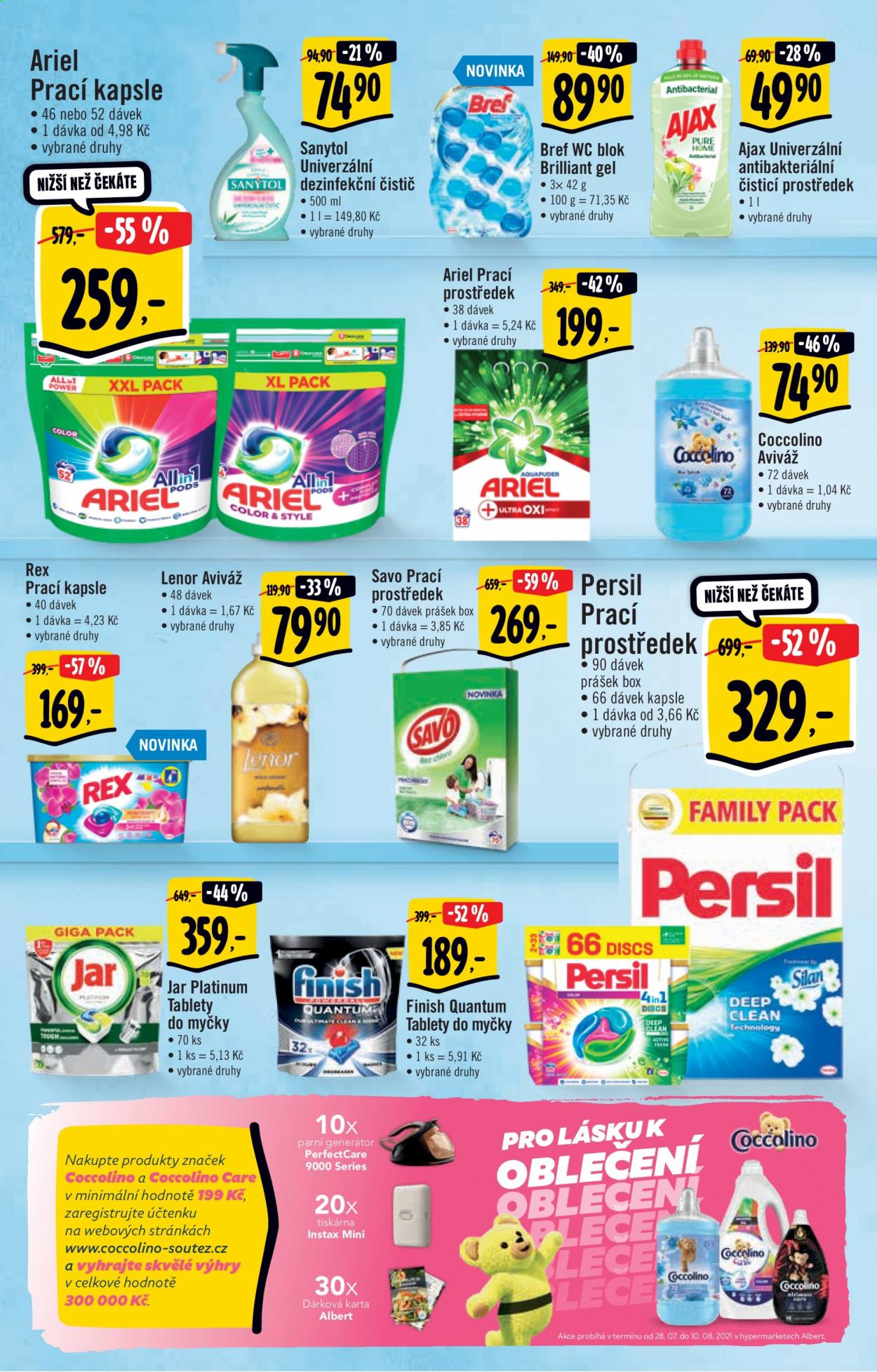 Leták Albert Hypermarket - 28.7.2021 - 3.8.2021. Strana 22
