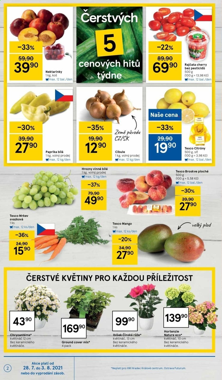 Leták TESCO - 28.7.2021 - 3.8.2021. Strana 2