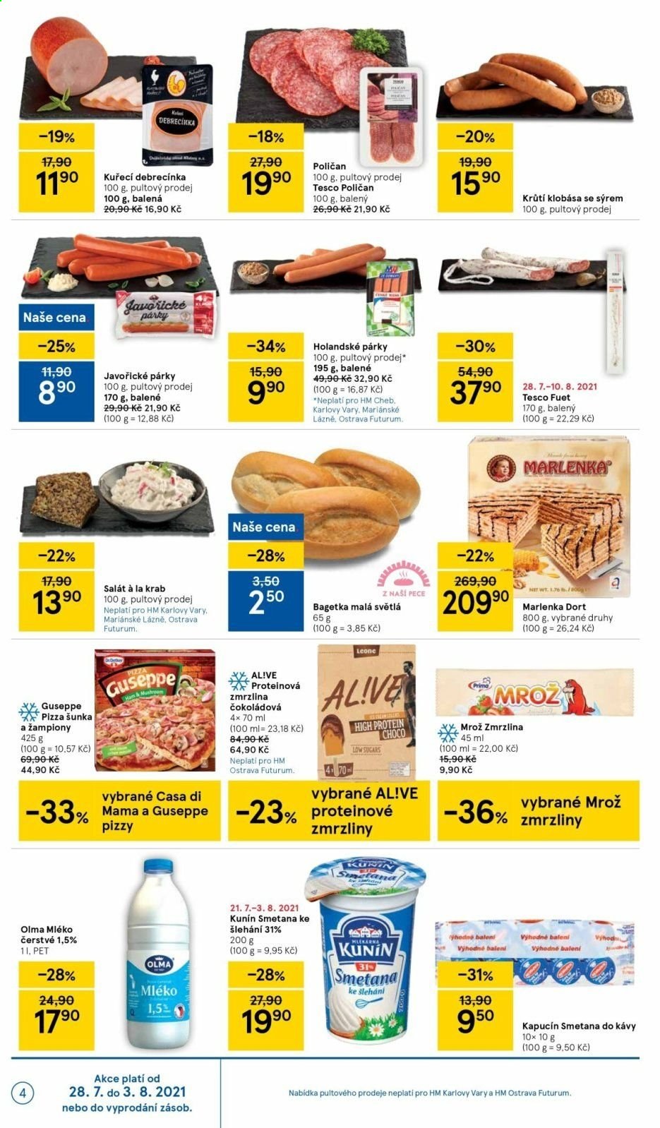 Leták TESCO - 28.7.2021 - 3.8.2021. Strana 4